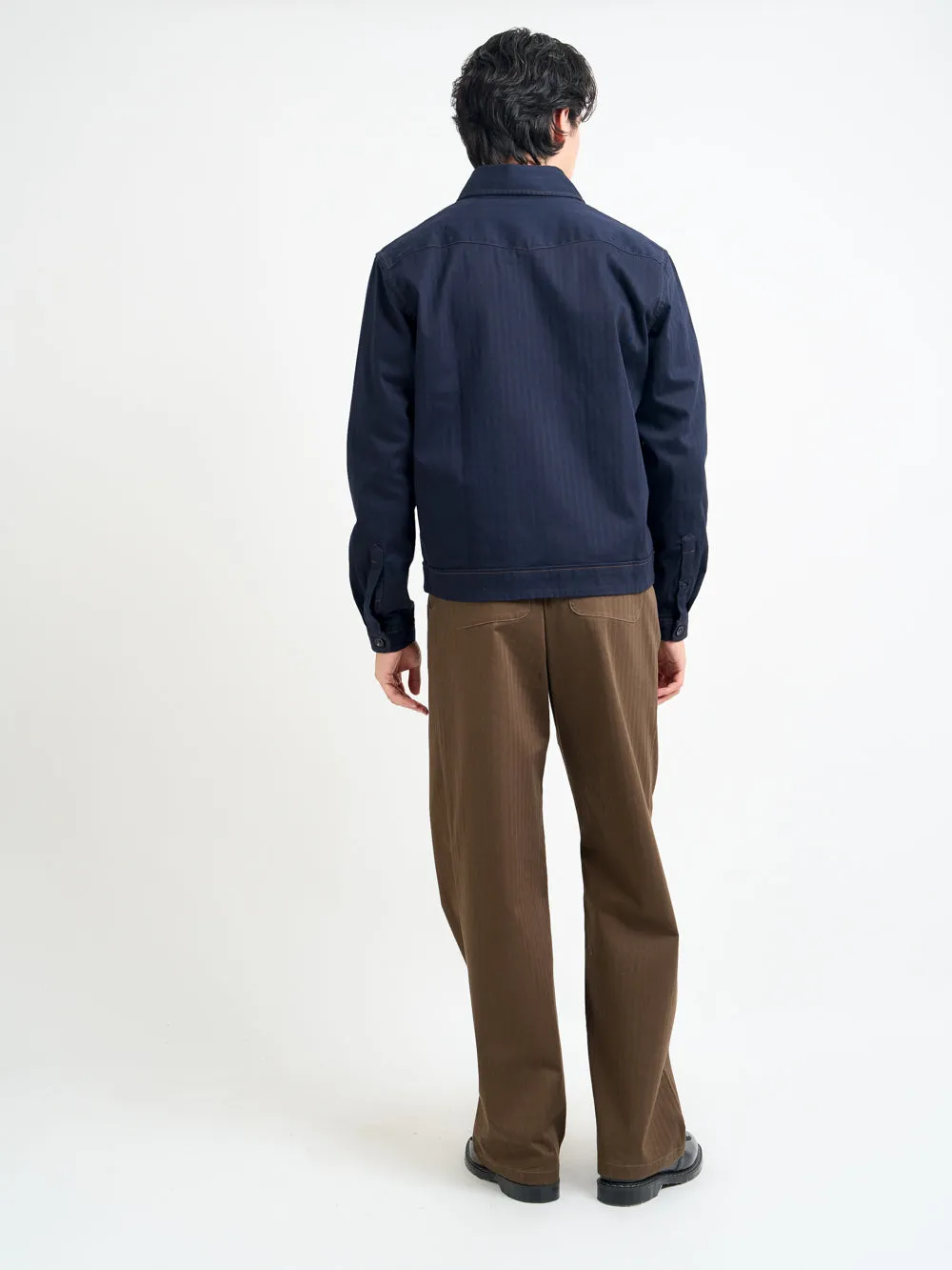 Witley Jacket Faulkes Navy sold by Oliver Spencer product image thumbnail 3