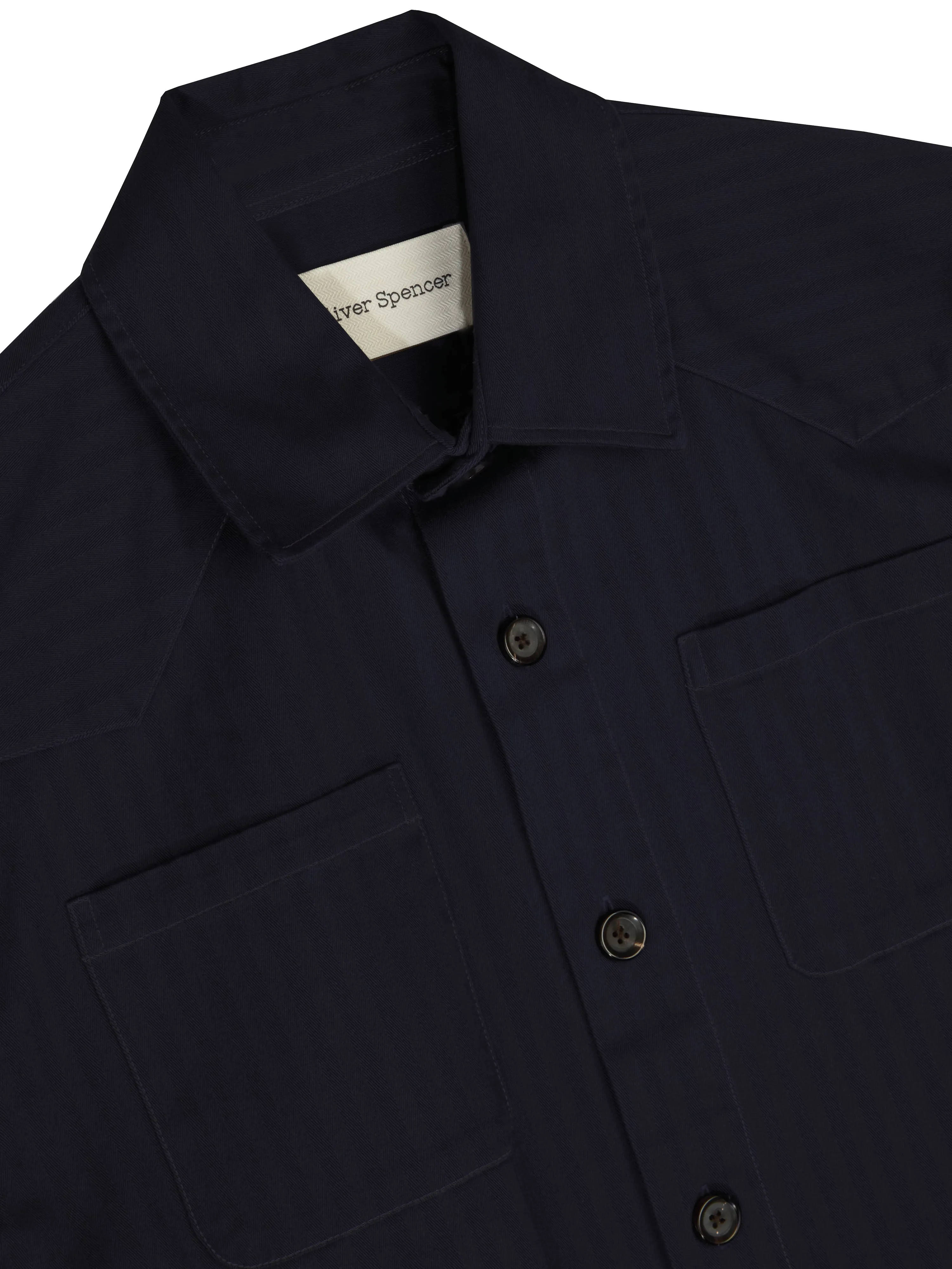 Witley Jacket Faulkes Navy sold by Oliver Spencer product image thumbnail 4