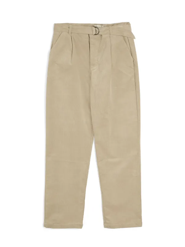 Belted Trousers Sibley Cord Beige sold by Oliver Spencer