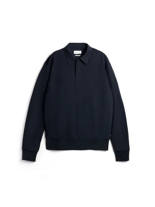 Long Sleeve Rugby Top Amery Navy sold by Oliver Spencer