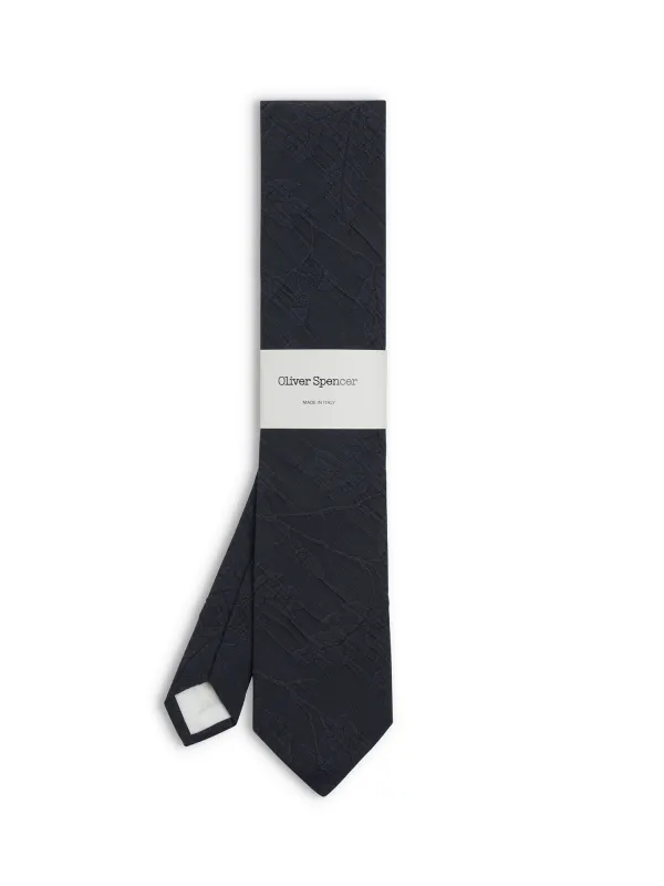 Tie Pitino Black sold by Oliver Spencer