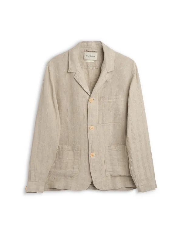 Bradwell Jacket Arnold Sand sold by Oliver Spencer