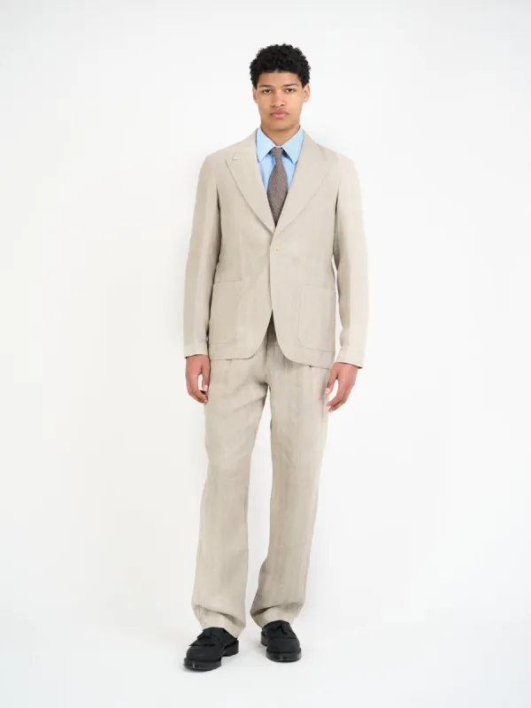 Arnold Sand Laurel Suit made by Oliver Spencer