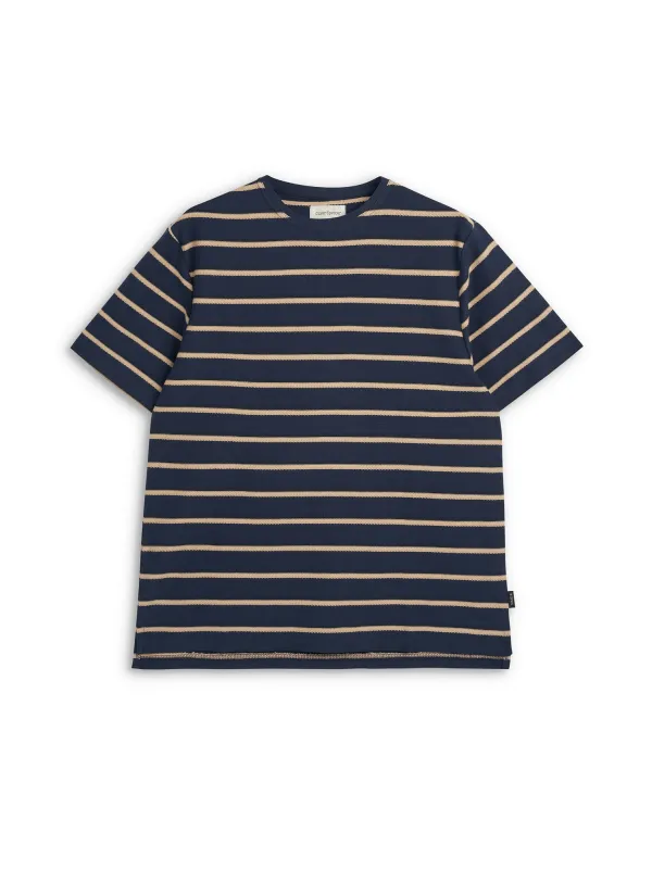 Box T-Shirt Webber Navy sold by Oliver Spencer