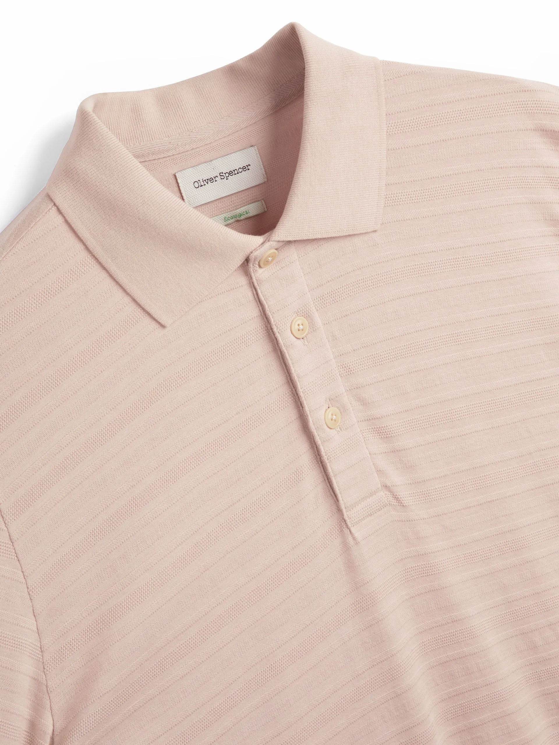 Glendale Polo Shirt Dornie Pink sold by Oliver Spencer product image thumbnail 5