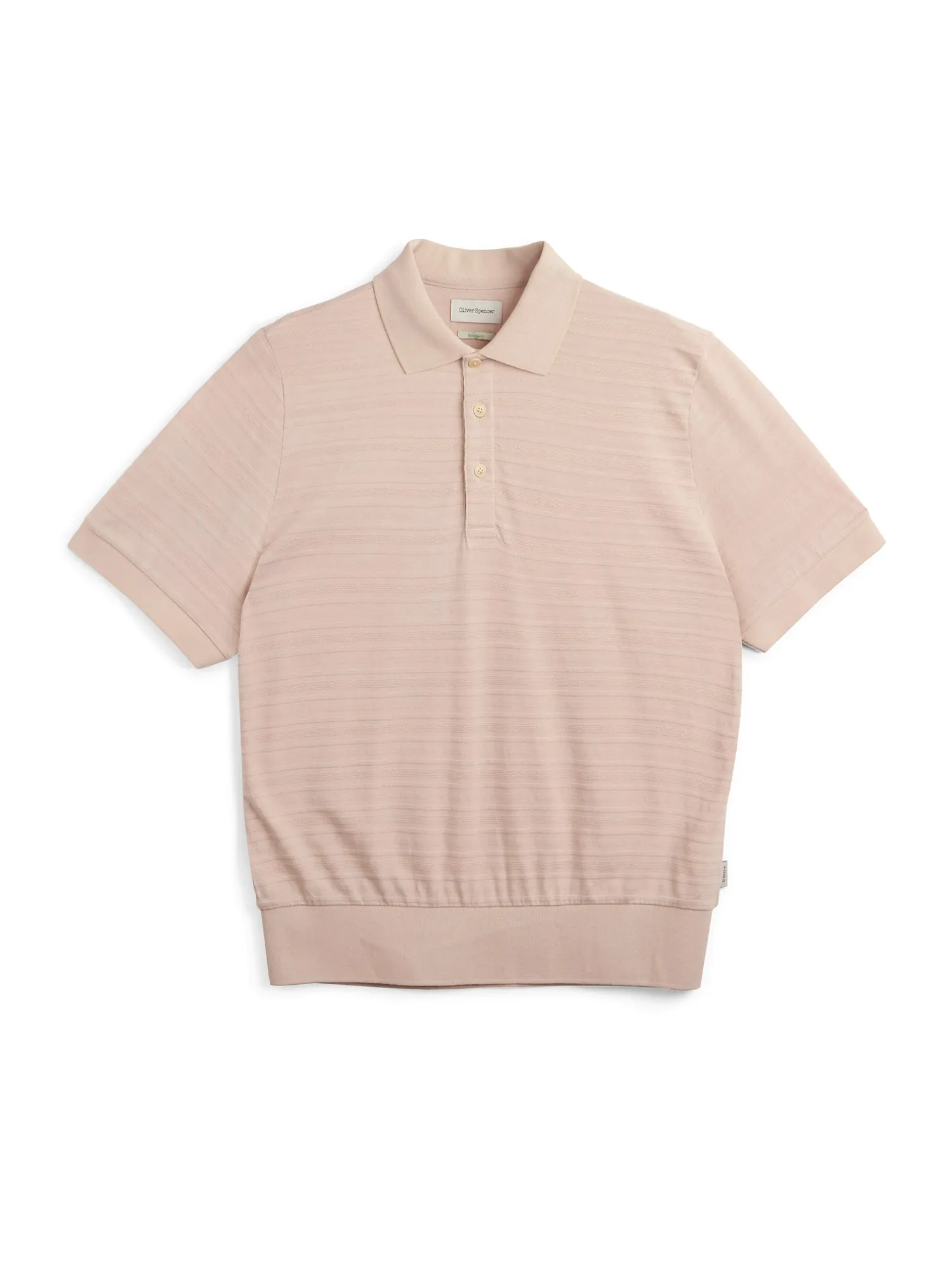 Glendale Polo Shirt Dornie Pink sold by Oliver Spencer