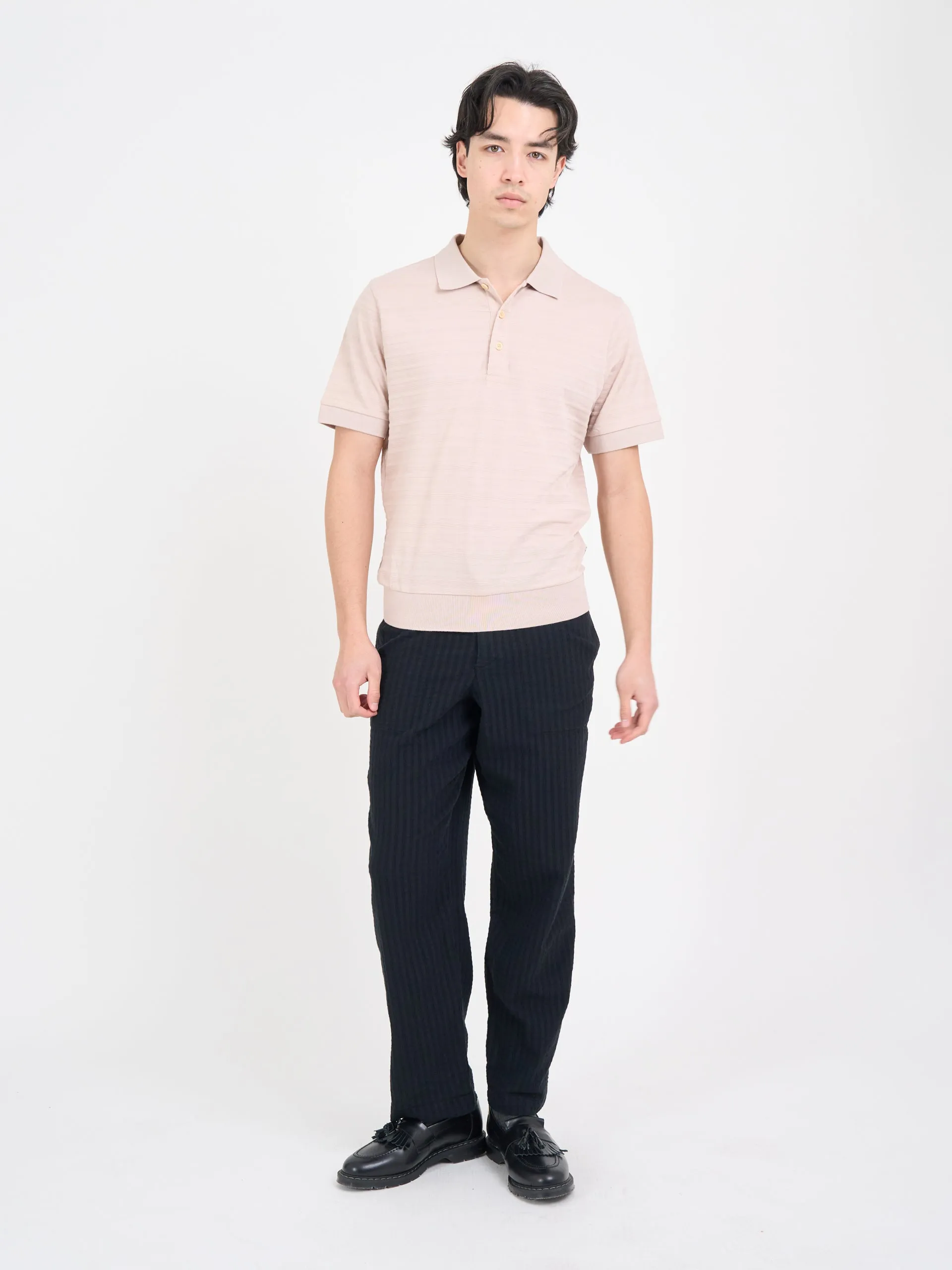 Glendale Polo Shirt Dornie Pink sold by Oliver Spencer product image thumbnail 2