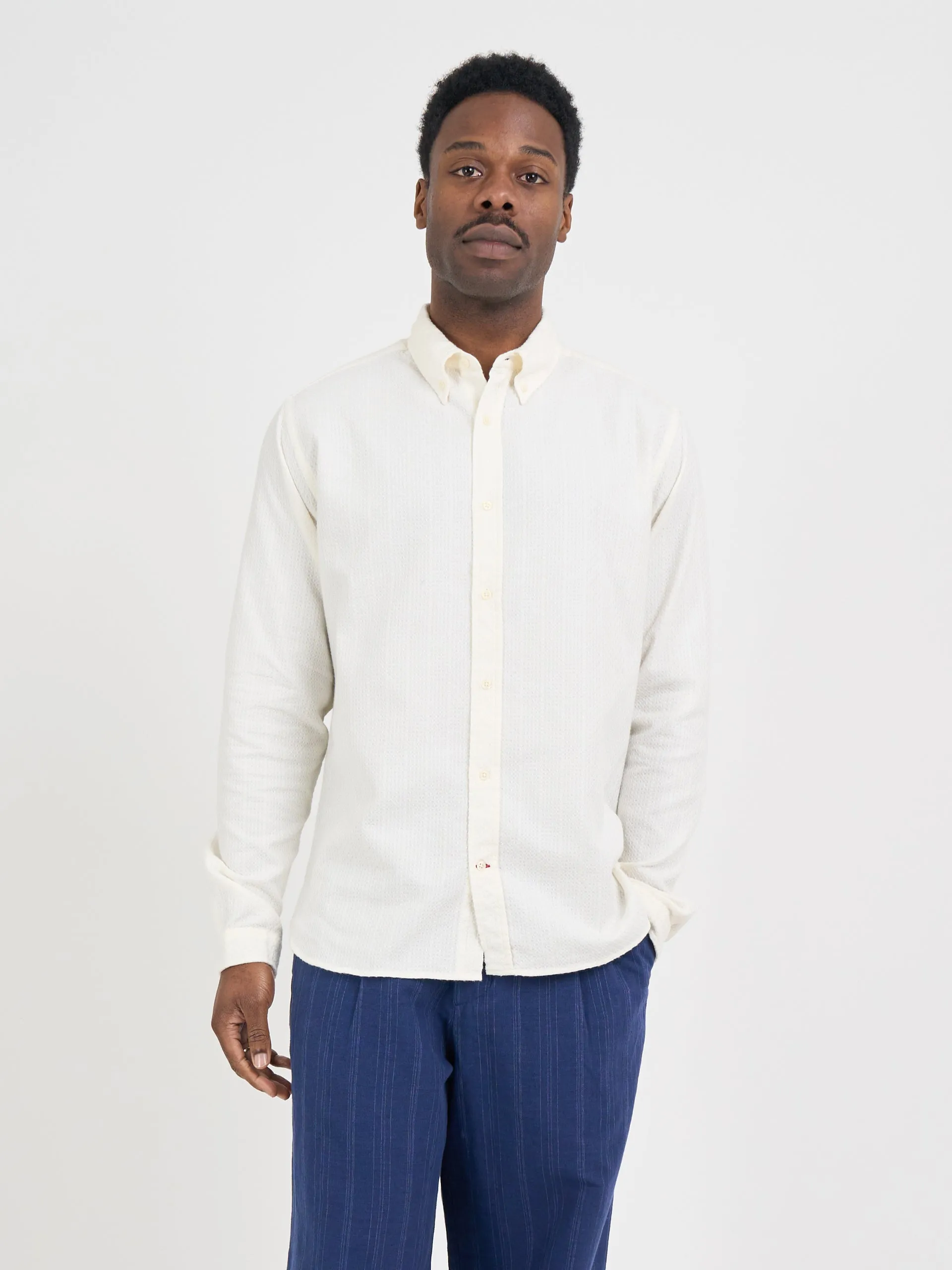 Brook Shirt Draper Cream sold by Oliver Spencer product image thumbnail 4