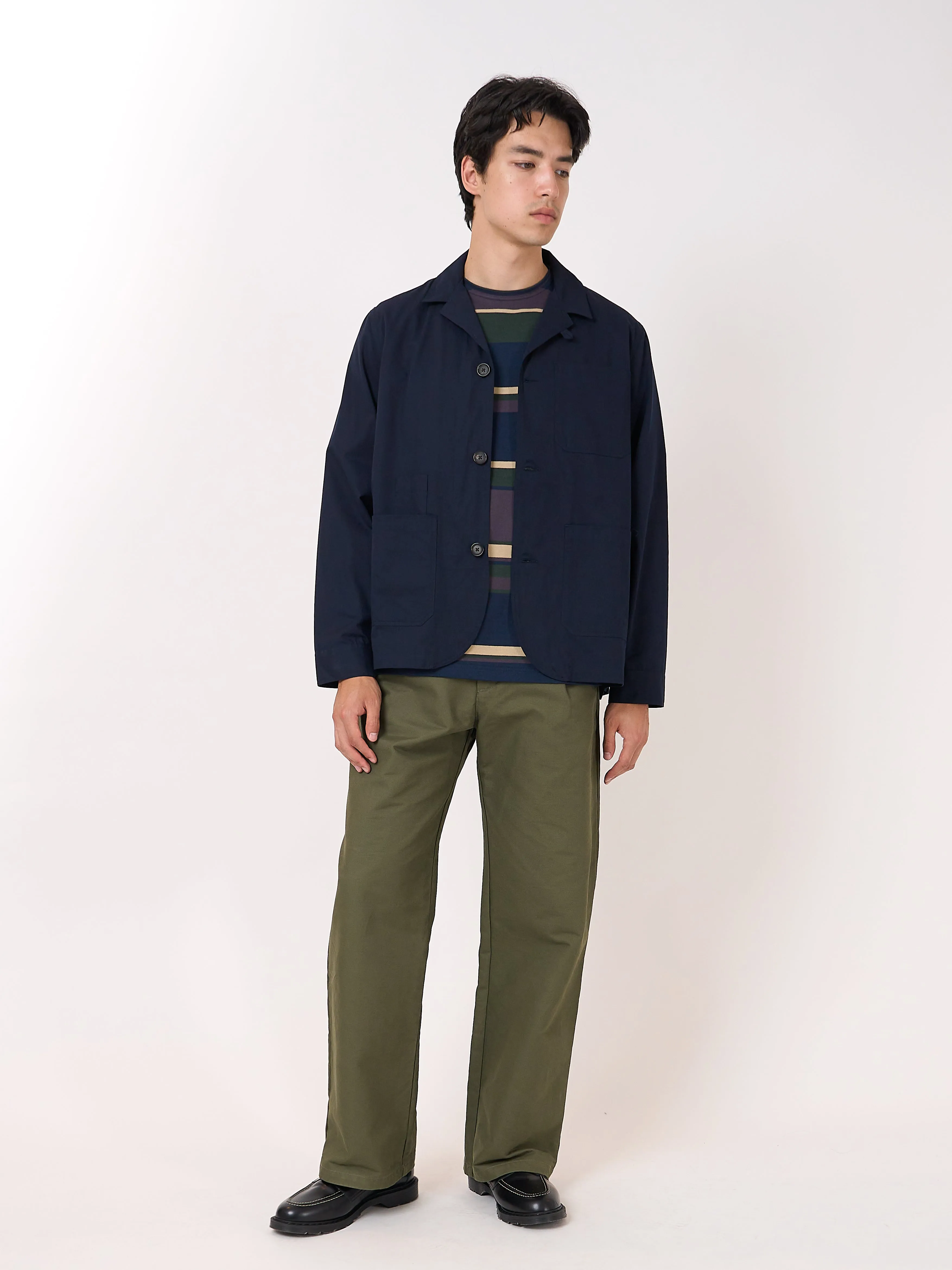 Bradwell Jacket Ashdown Navy sold by Oliver Spencer product image thumbnail 2