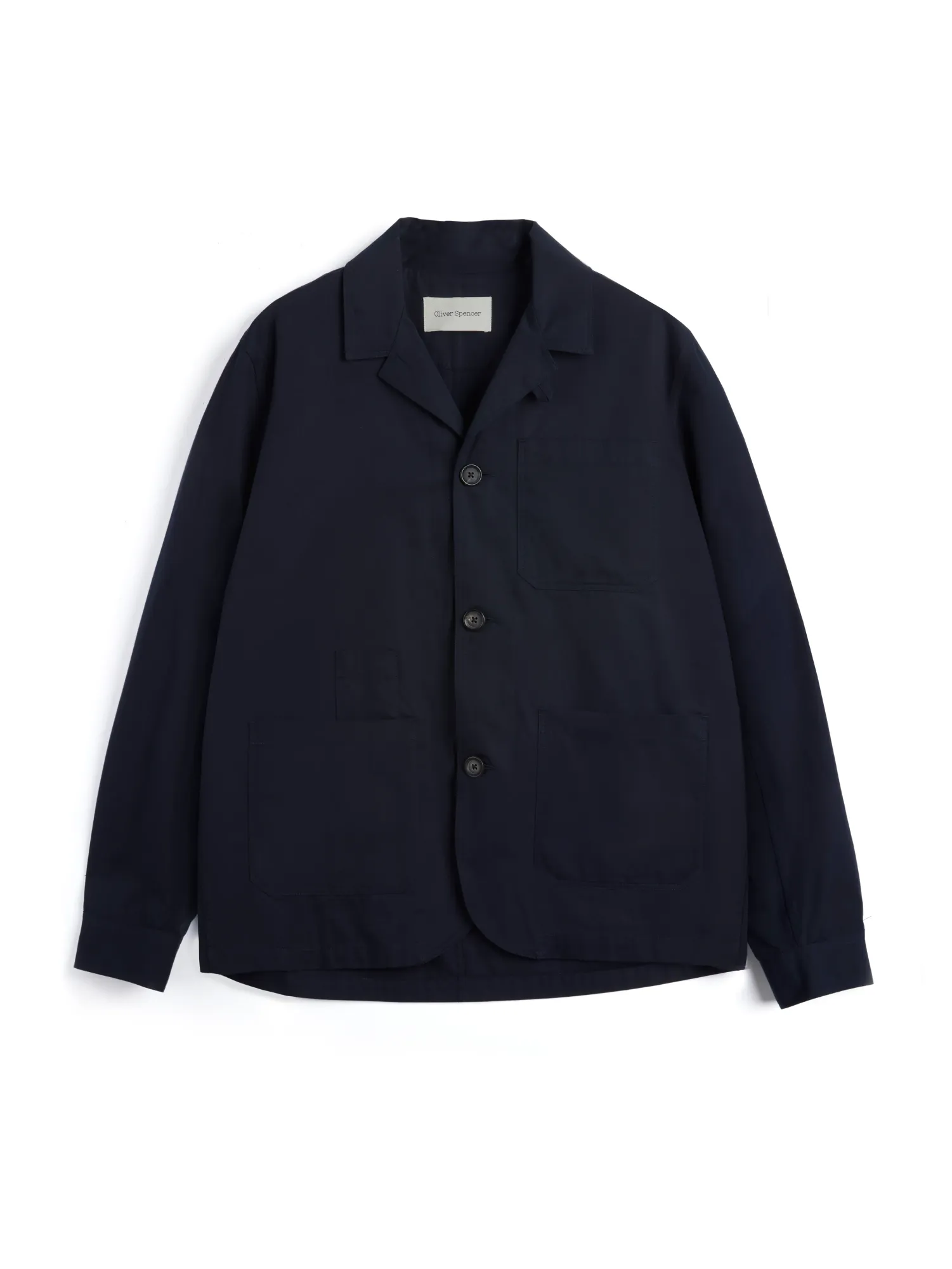 Bradwell Jacket Ashdown Navy sold by Oliver Spencer