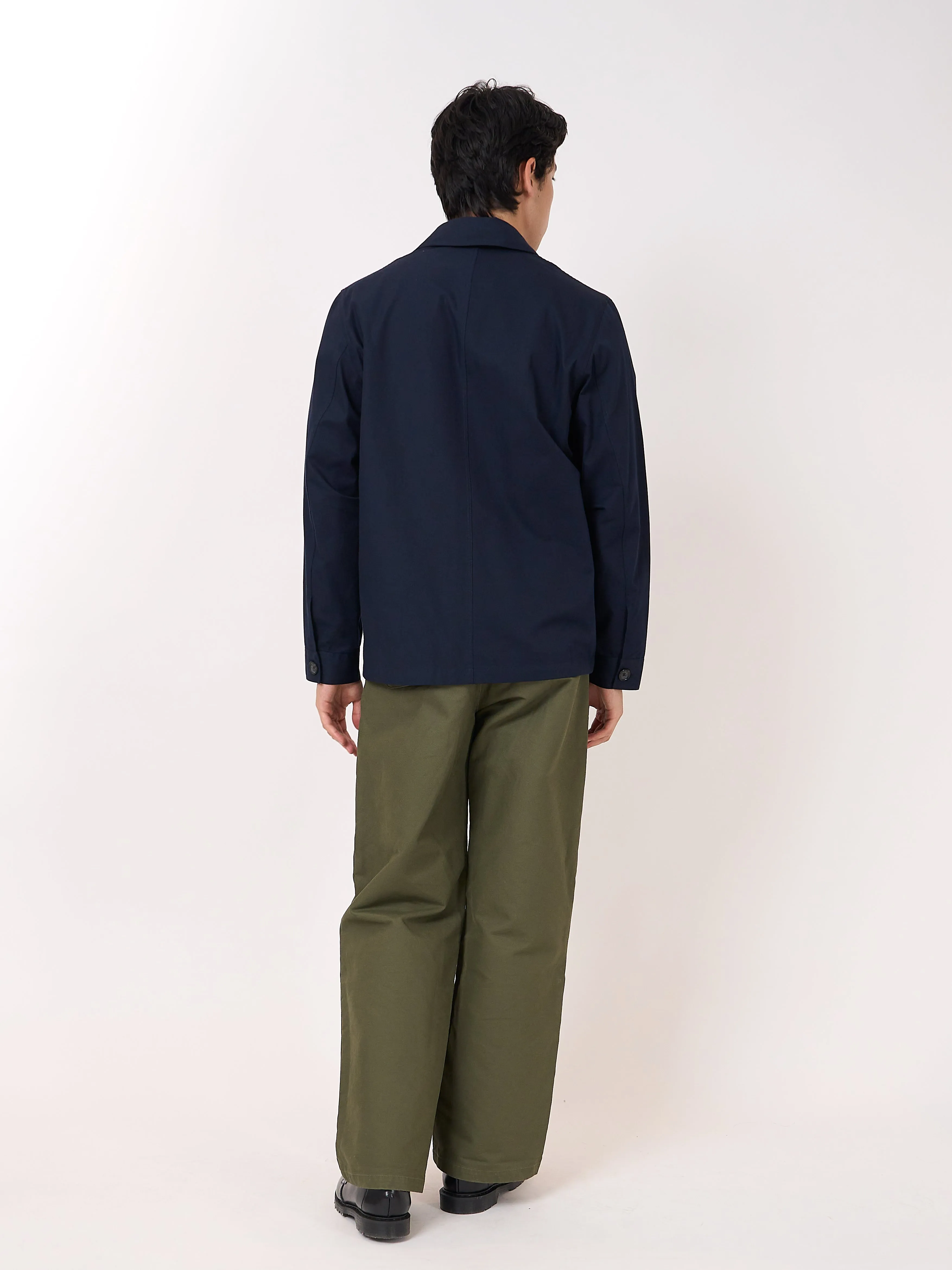 Bradwell Jacket Ashdown Navy sold by Oliver Spencer product image thumbnail 3