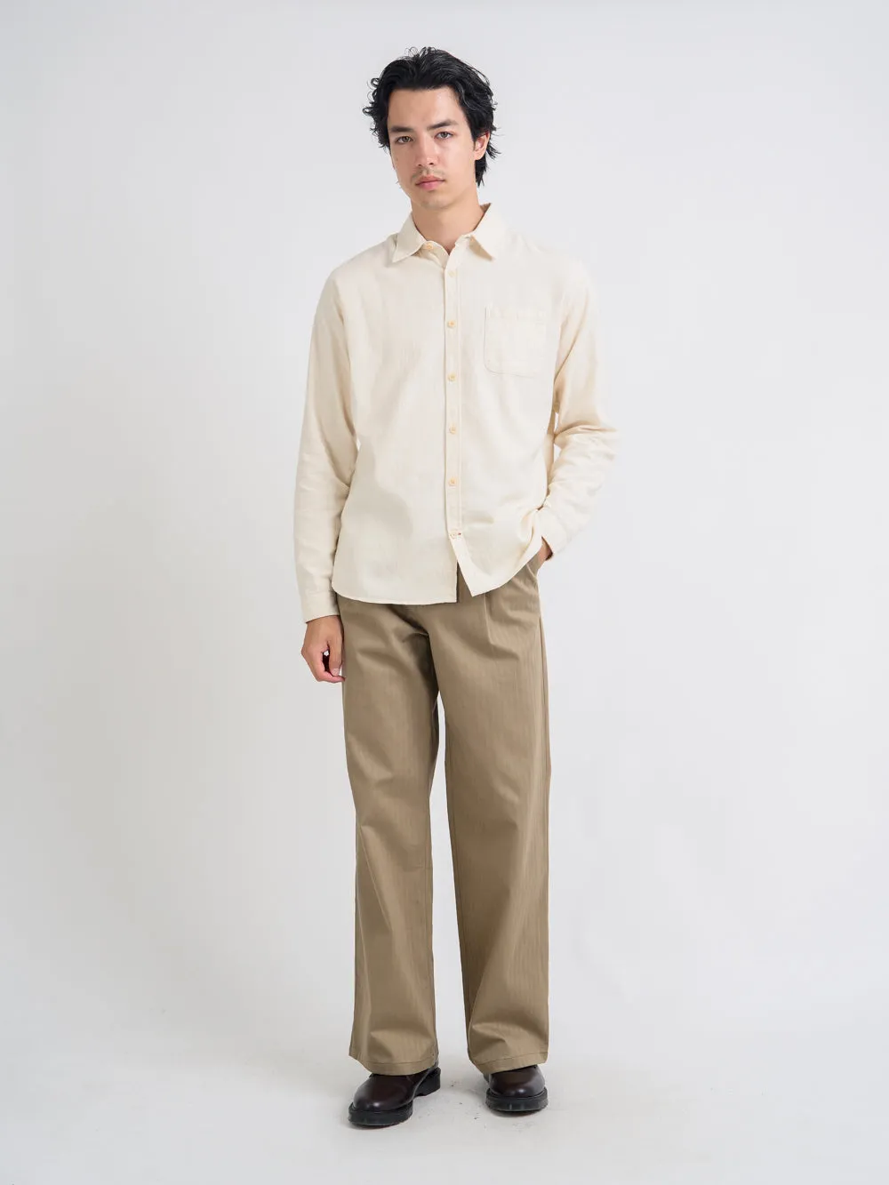 New York Special Shirt Sheridan Cream sold by Oliver Spencer product image thumbnail 2