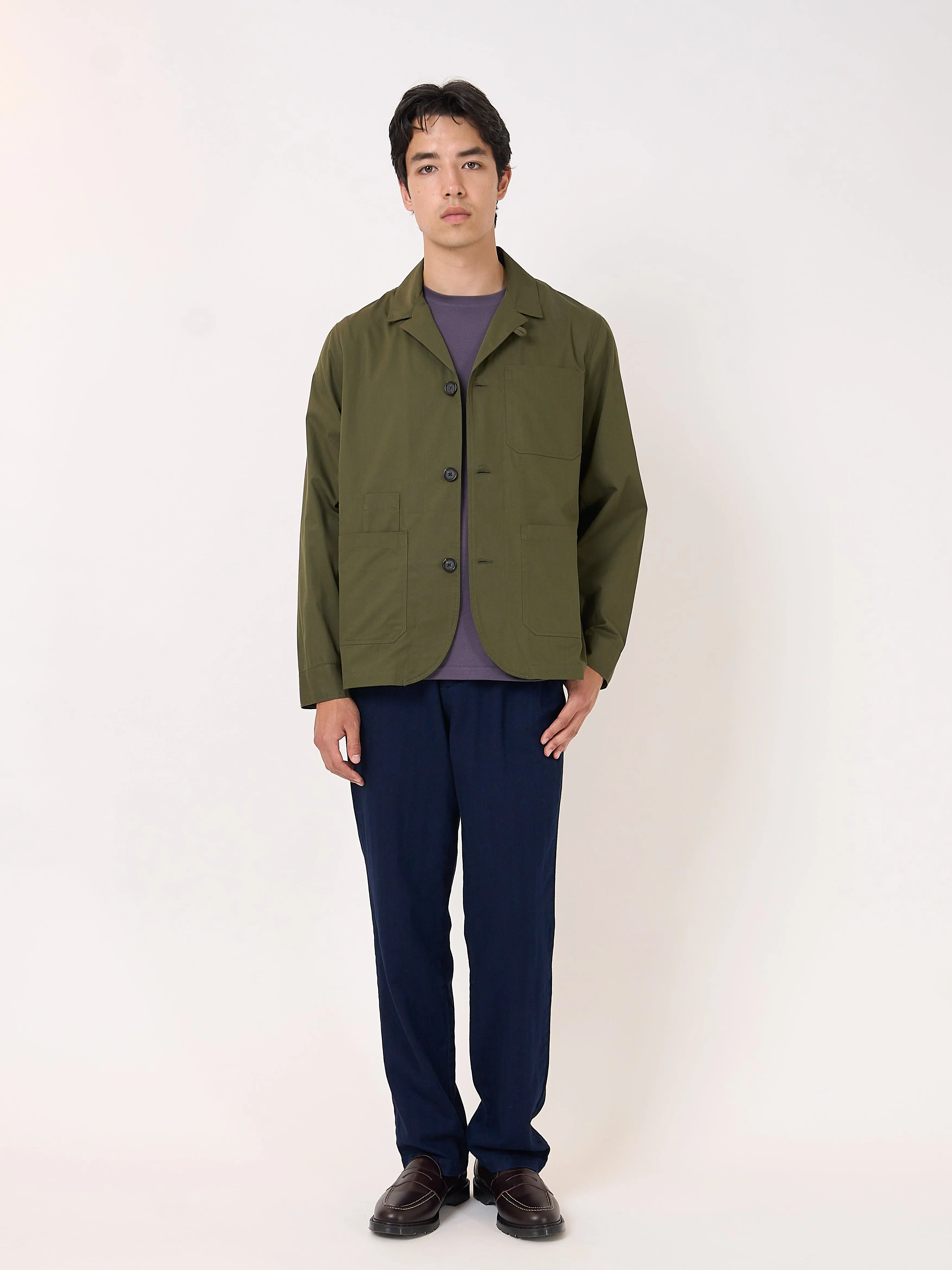 Bradwell Jacket Ashdown Green sold by Oliver Spencer product image thumbnail 2