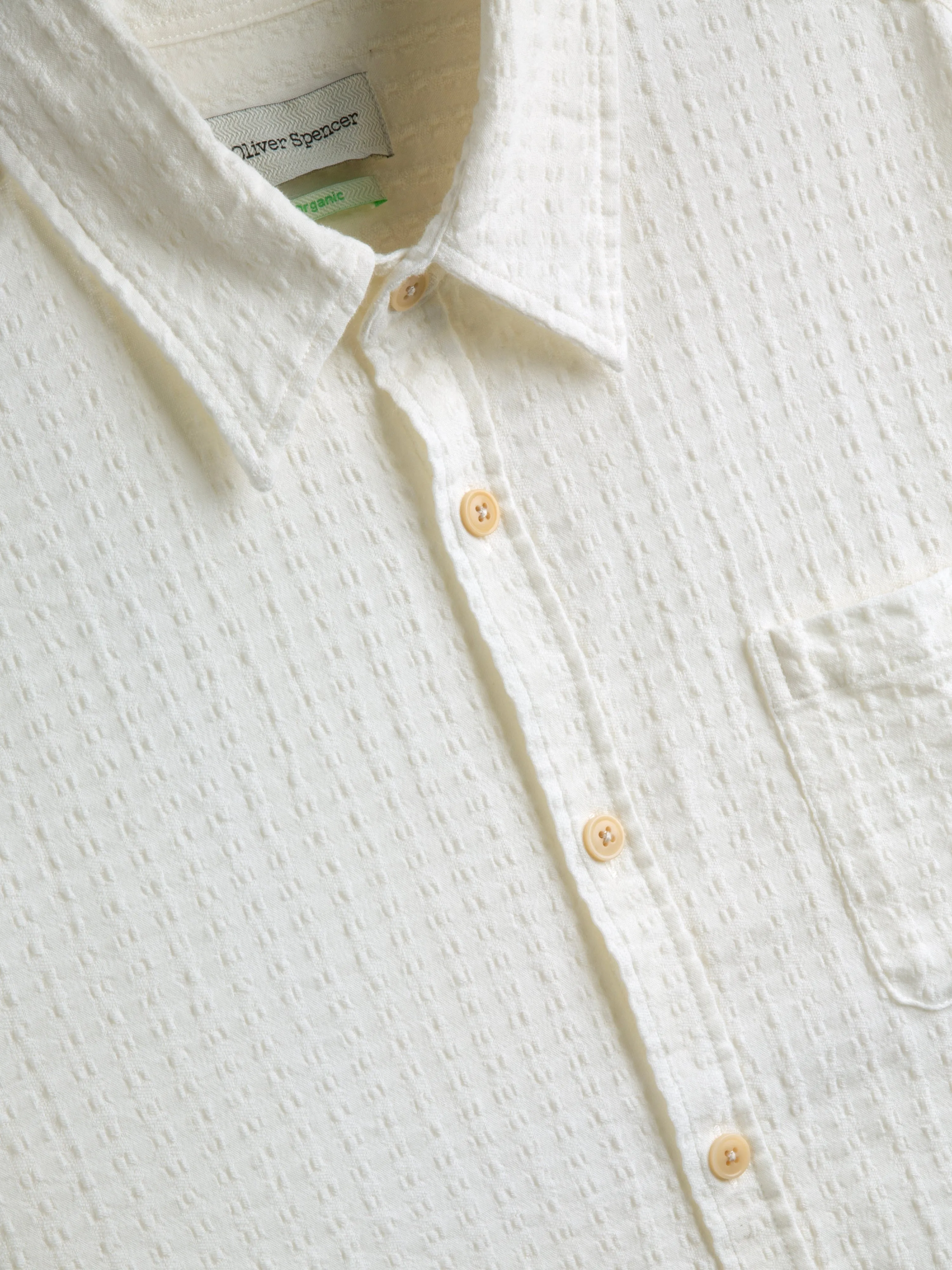 New York Special Shirt Sampson Cream sold by Oliver Spencer product image thumbnail 2