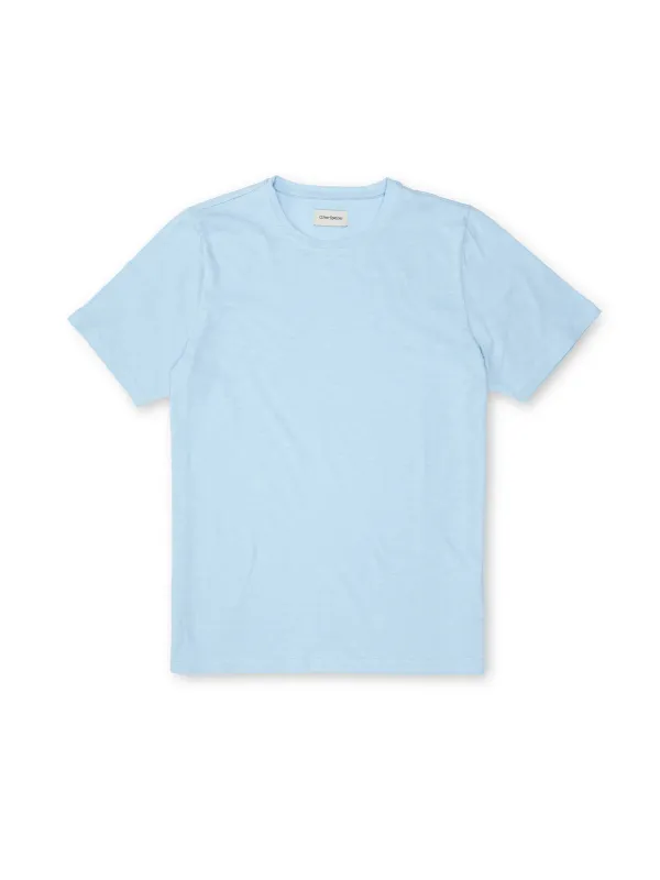 Conduit T-Shirt Hawley Sky Blue made by Oliver Spencer