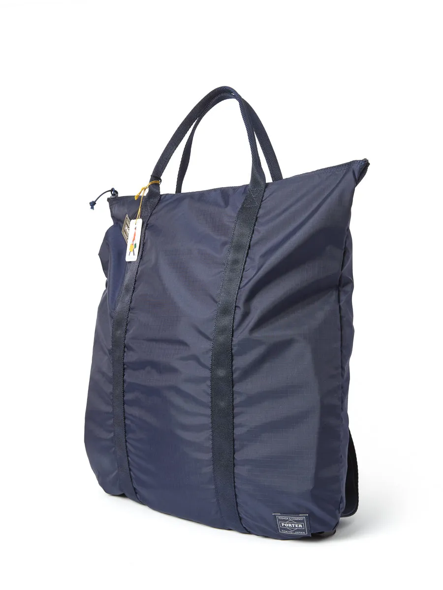 Porter-Yoshida & Co Flex 2-Way Tote Bag Navy sold by Oliver Spencer product image thumbnail 2
