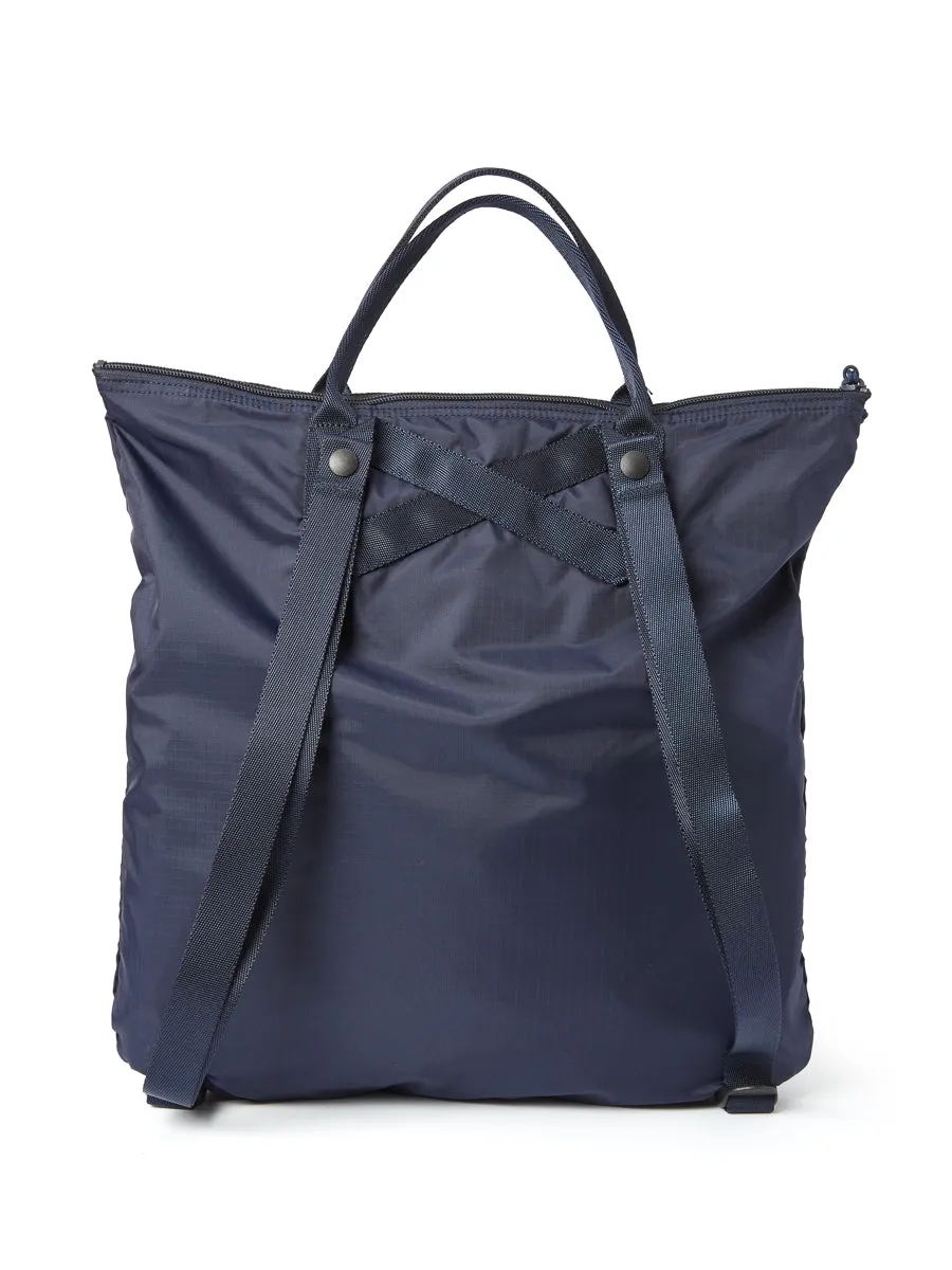 Porter-Yoshida & Co Flex 2-Way Tote Bag Navy sold by Oliver Spencer product image thumbnail 3