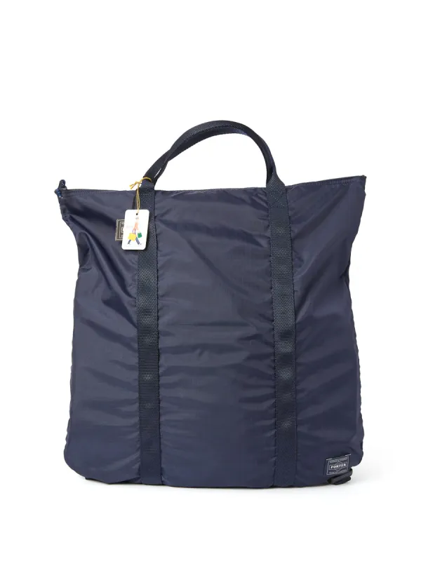 Porter-Yoshida & Co Flex 2-Way Tote Bag Navy sold by Oliver Spencer