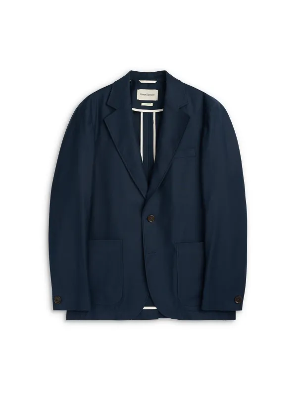 Westbury Jacket Eastman Navy sold by Oliver Spencer