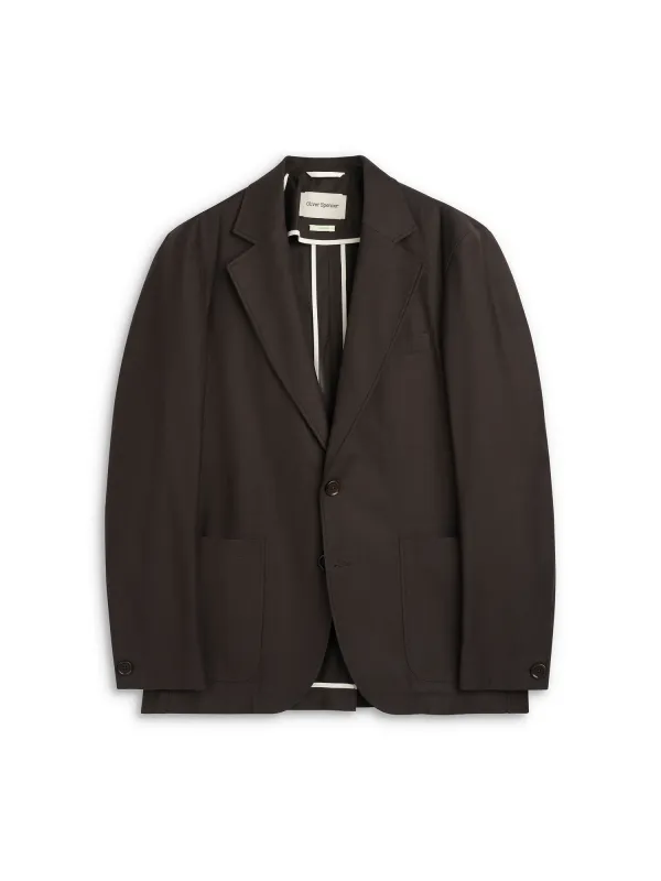 Westbury Jacket Eastman Brown sold by Oliver Spencer