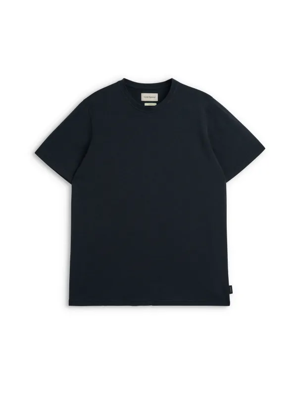 Conduit T-Shirt Hawley Black made by Oliver Spencer