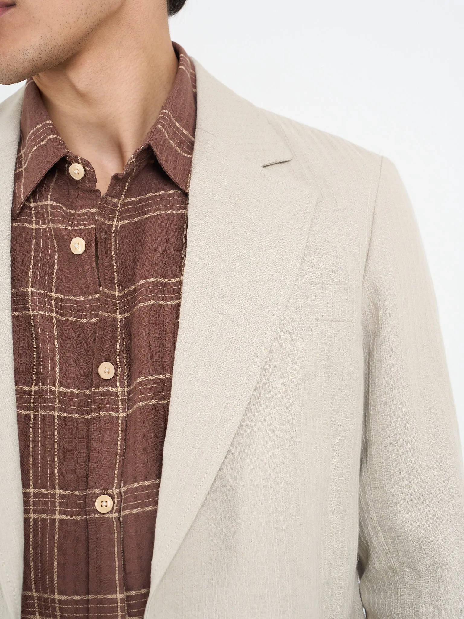 Wilkes Sand Westbury Suit sold by Oliver Spencer product image thumbnail 3