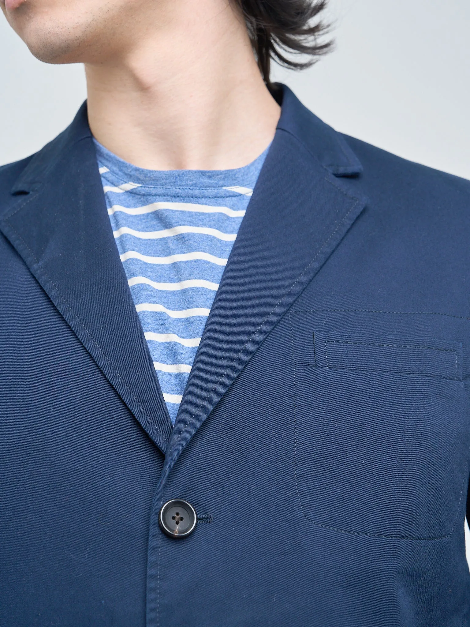 Tomlin Navy Sidney Suit sold by Oliver Spencer product image thumbnail 3