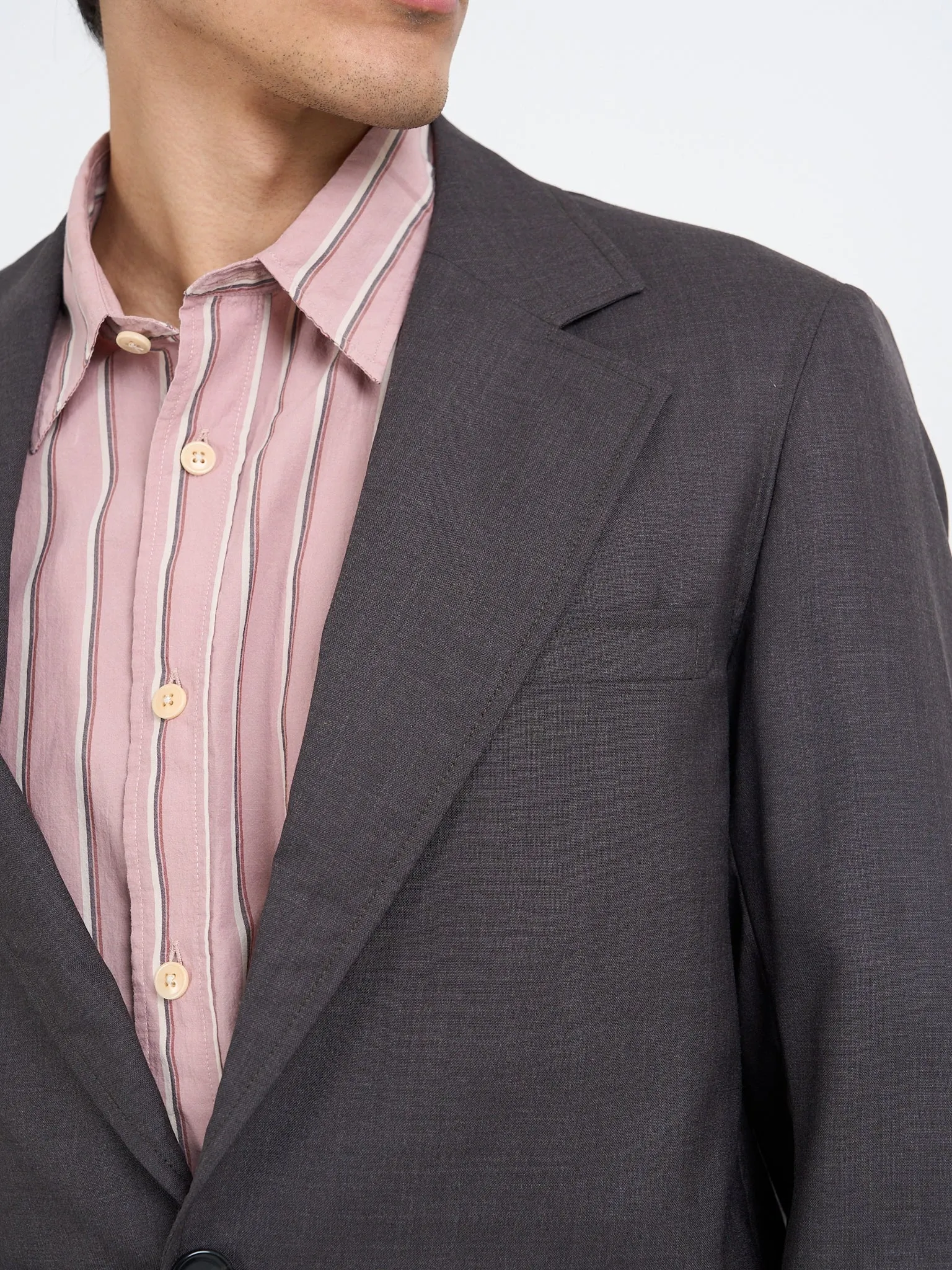 Miro Brown Westbury Suit sold by Oliver Spencer product image thumbnail 3