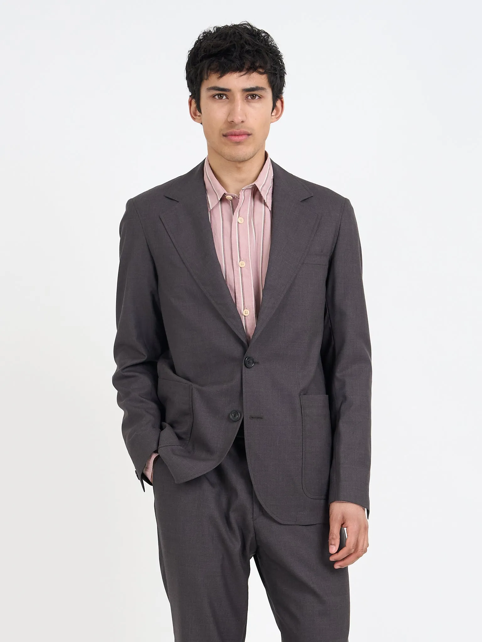 Miro Brown Westbury Suit sold by Oliver Spencer product image thumbnail 4