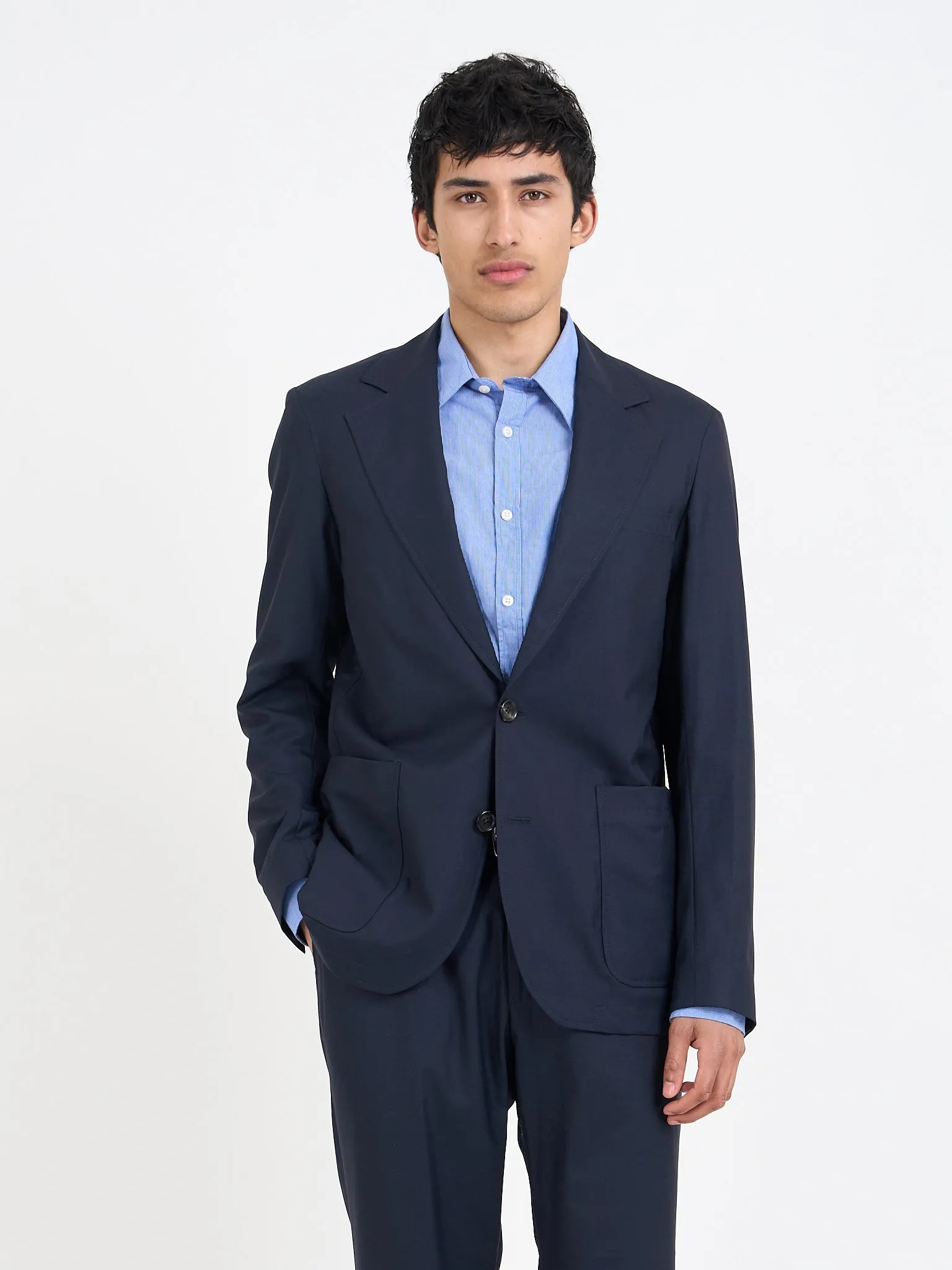 Miro Navy Westbury Suit sold by Oliver Spencer product image thumbnail 5