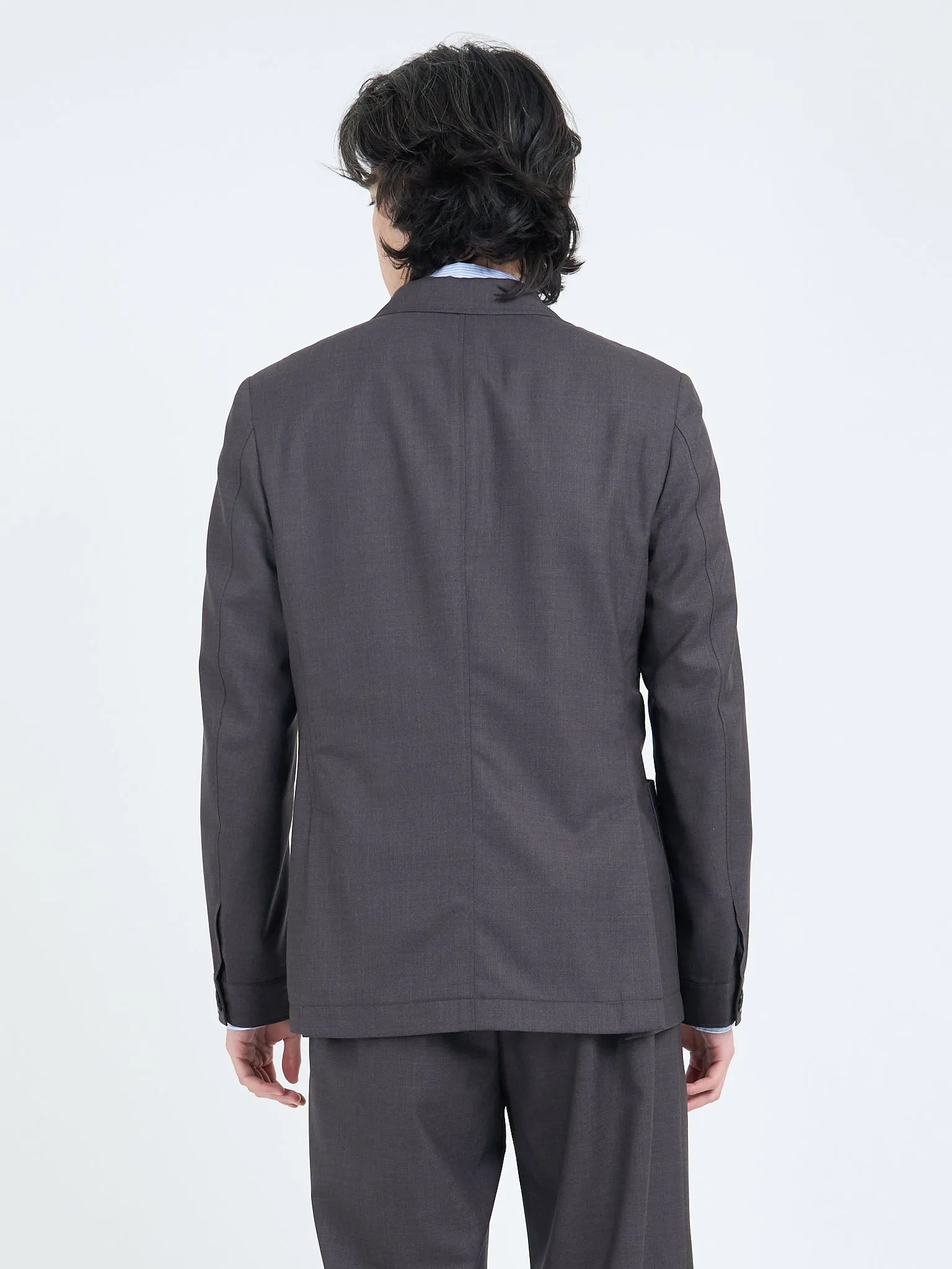 Miro Brown Double Breasted Suit sold by Oliver Spencer product image thumbnail 5