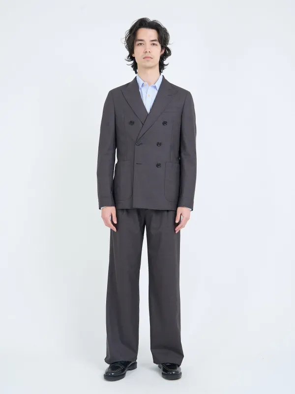 Miro Brown Double Breasted Suit sold by Oliver Spencer