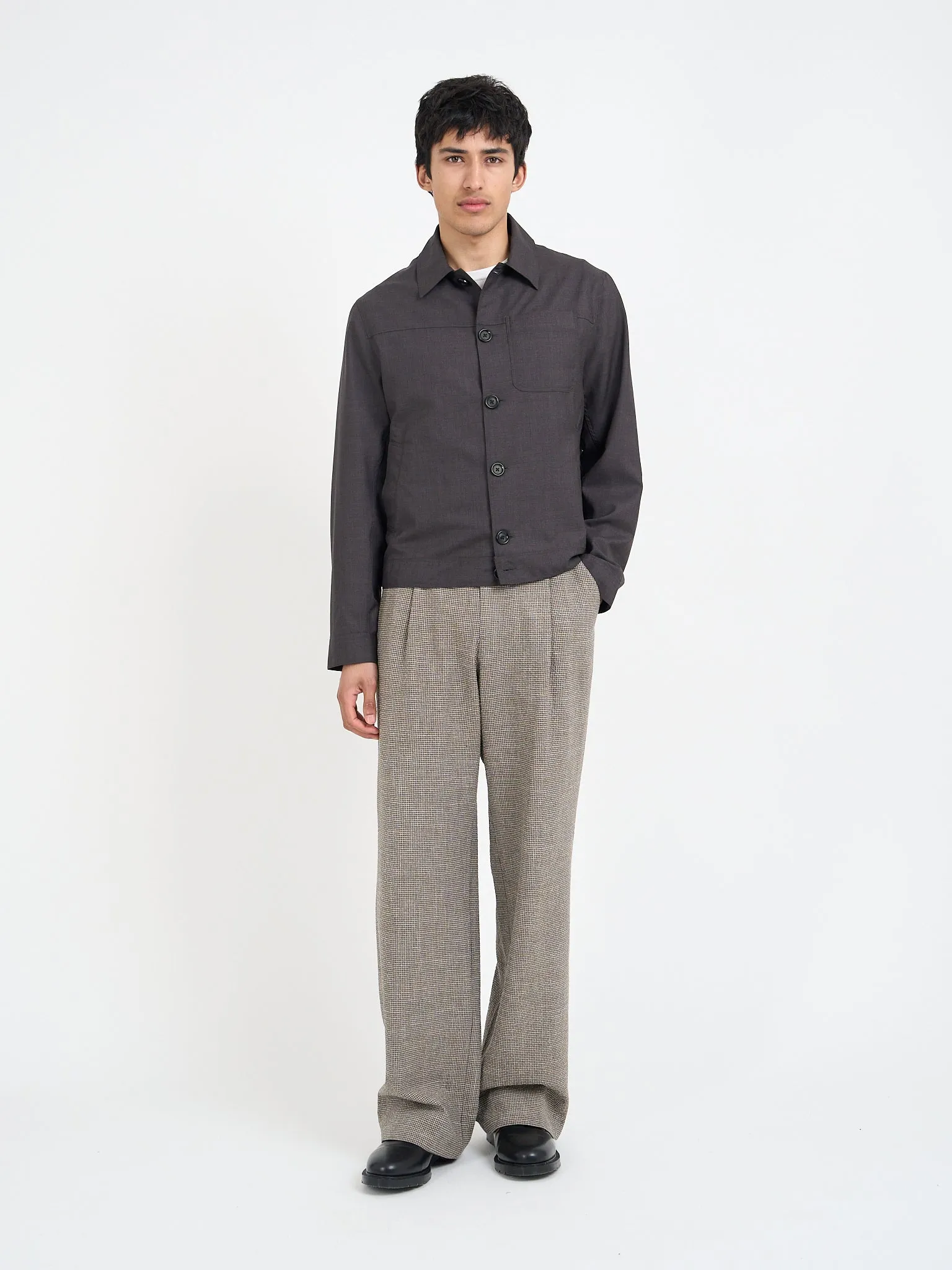 Buffalo Jacket Miro Brown sold by Oliver Spencer product image thumbnail 2