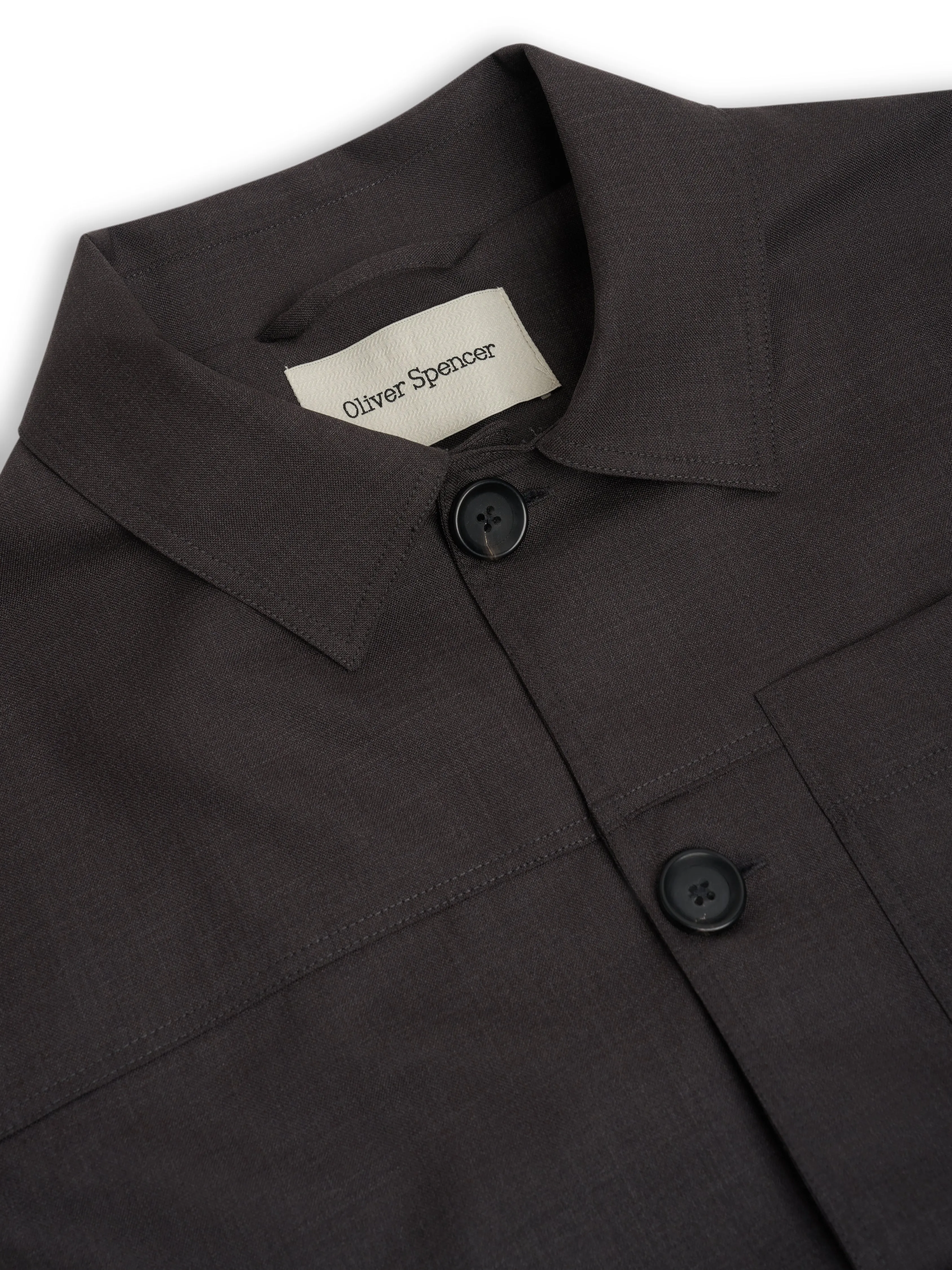 Buffalo Jacket Miro Brown sold by Oliver Spencer product image thumbnail 4