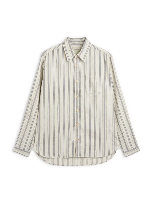 New York Special Shirt Lockwood White/Blue sold by Oliver Spencer