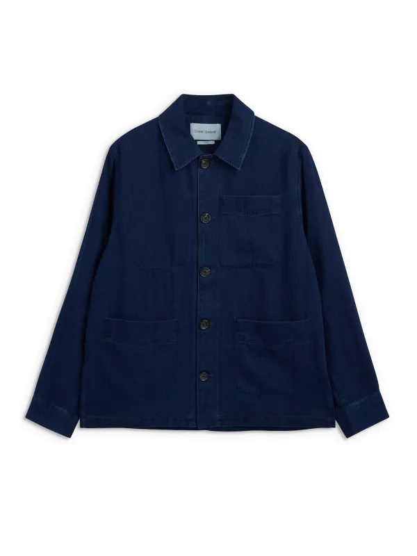 Kennard Jacket Faye Indigo Blue sold by Oliver Spencer