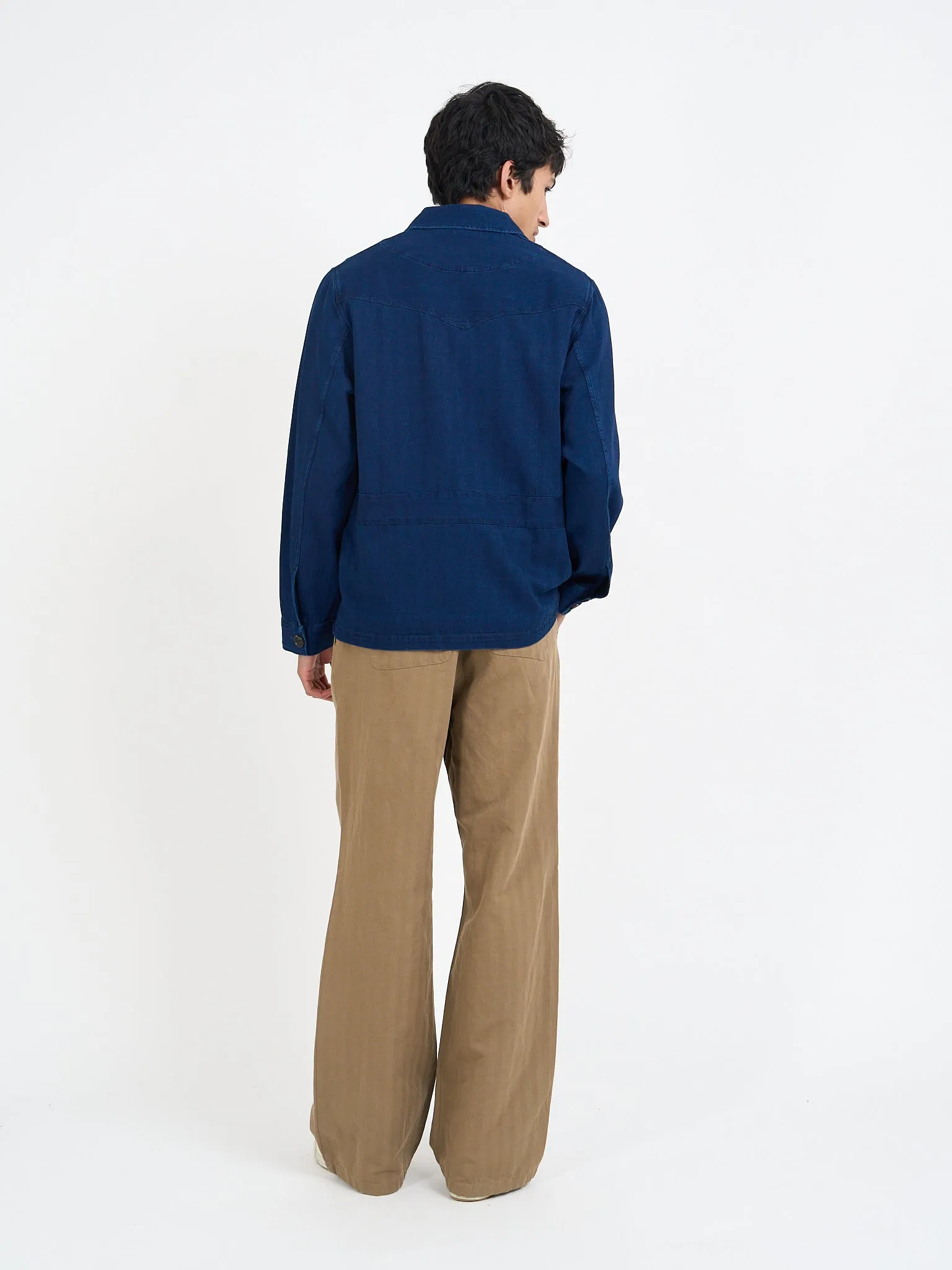 Kennard Jacket Faye Indigo Blue sold by Oliver Spencer product image thumbnail 3