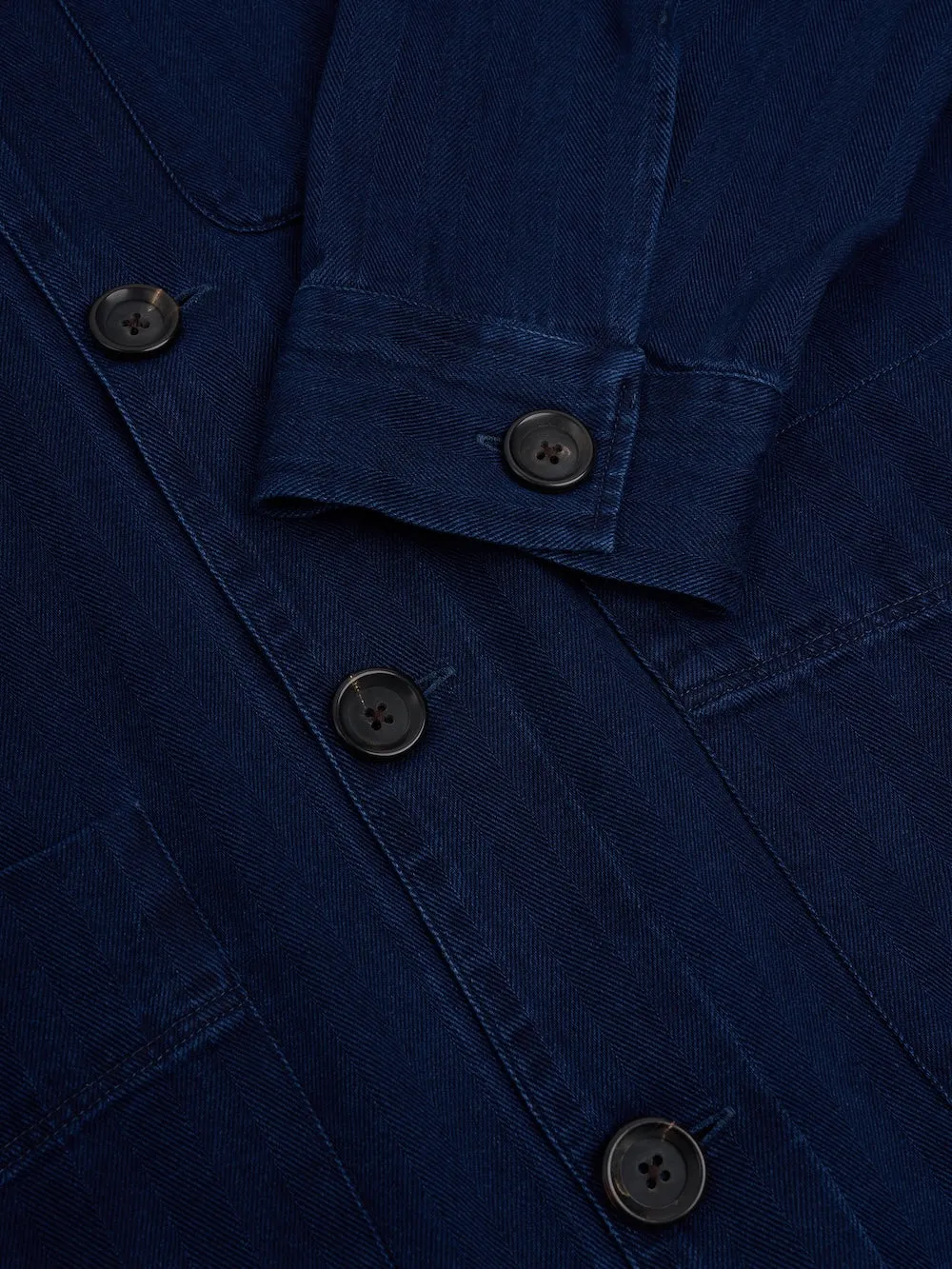 Kennard Jacket Faye Indigo Blue sold by Oliver Spencer product image thumbnail 5