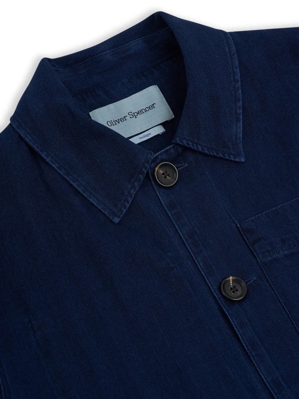 Kennard Jacket Faye Indigo Blue sold by Oliver Spencer product image thumbnail 4