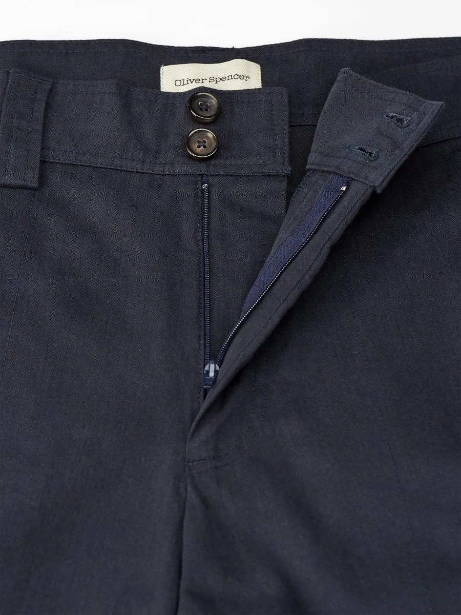 Fatigue Trousers Eden Navy sold by Oliver Spencer product image thumbnail 4