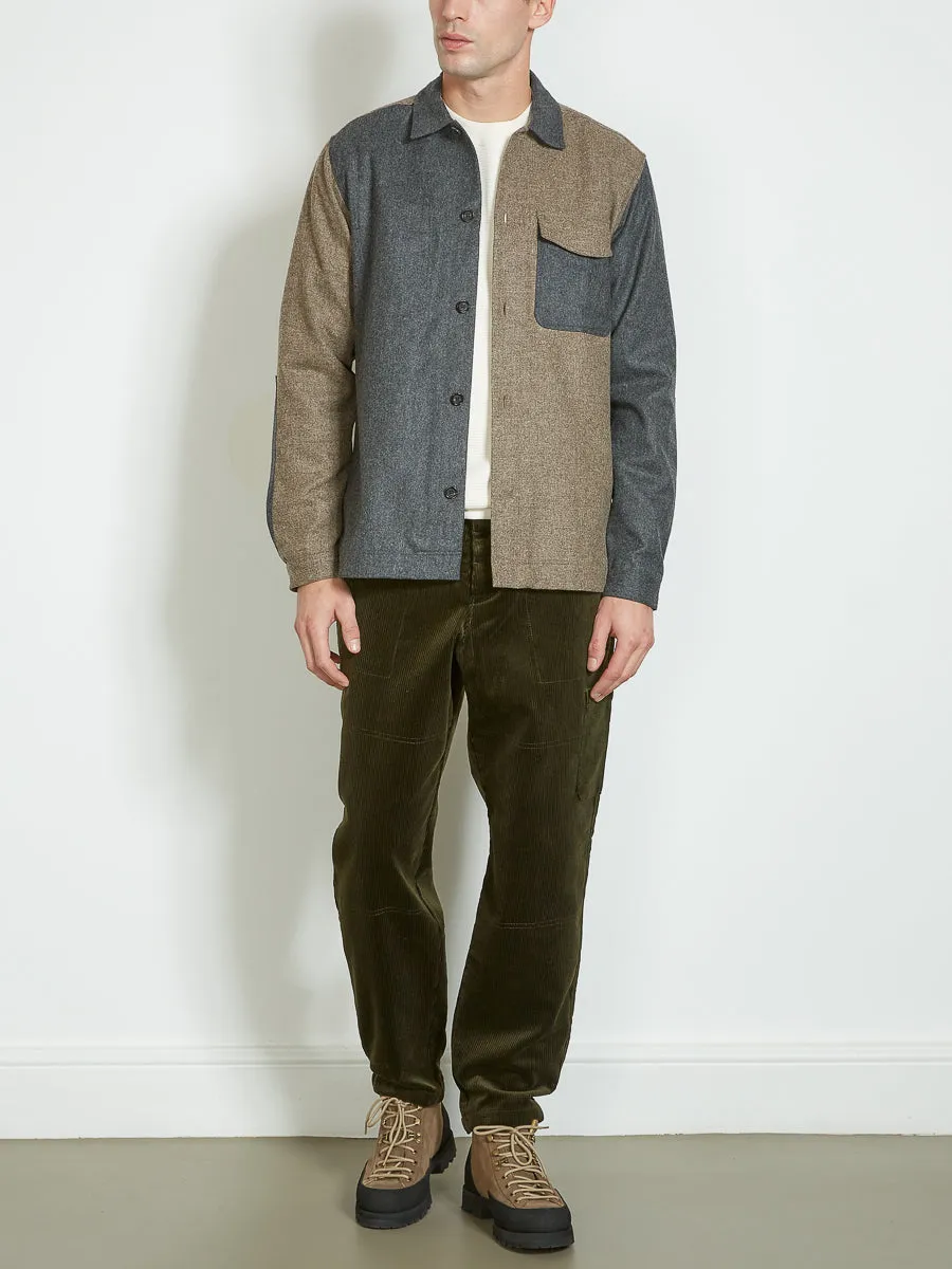 Judo Trousers Kingsley Cord Green sold by Oliver Spencer product image thumbnail 2