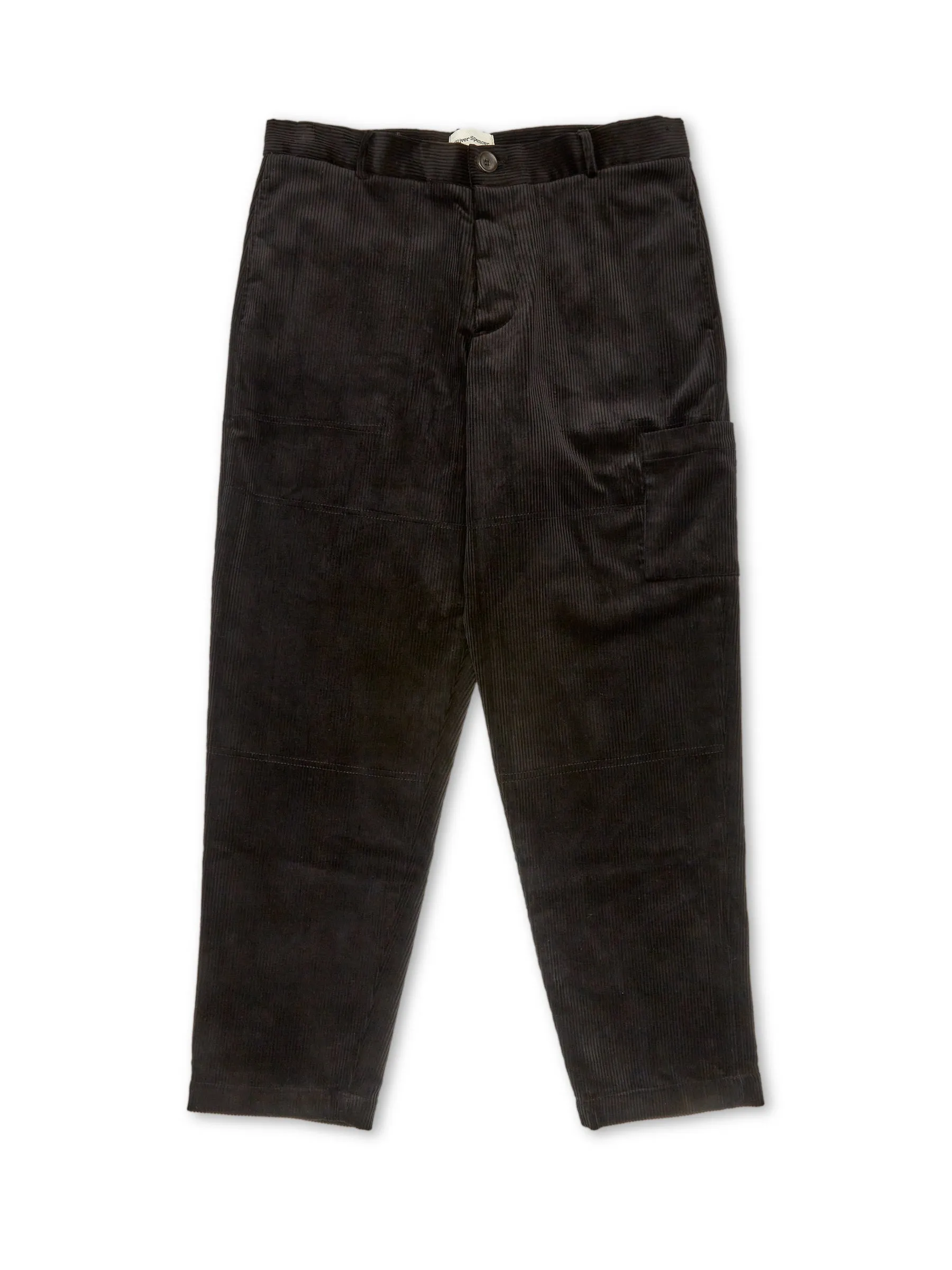 Judo Trousers Kingsley Cord Black sold by Oliver Spencer