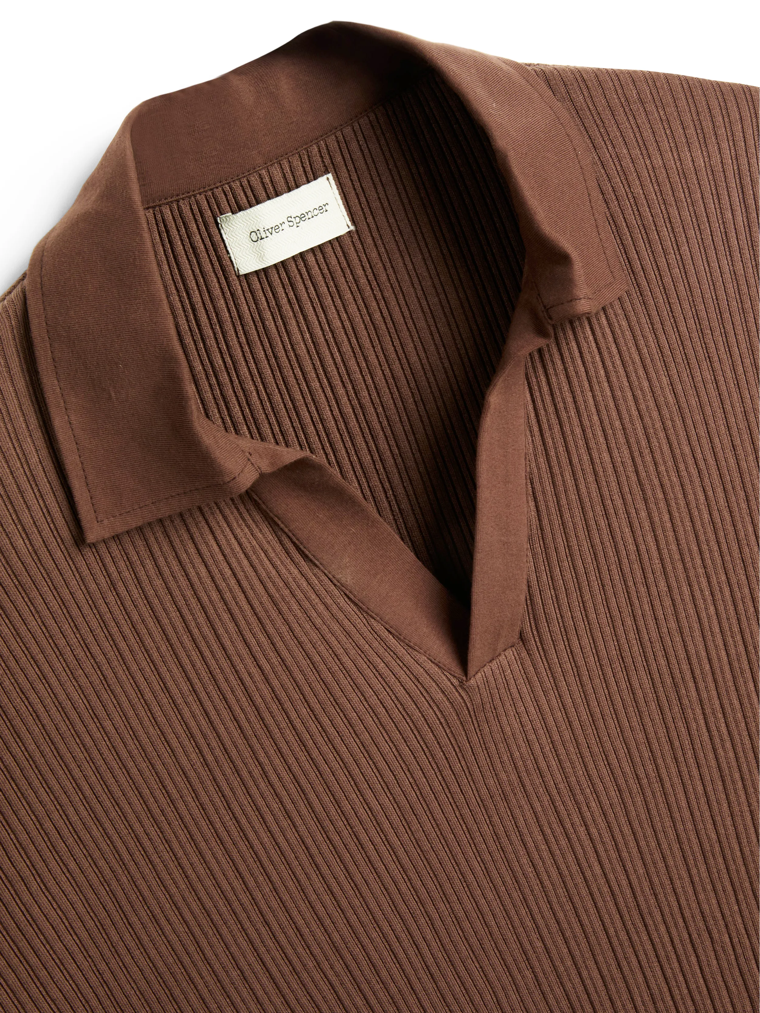 Westcott Polo Shirt Sherwin Brown sold by Oliver Spencer product image thumbnail 2