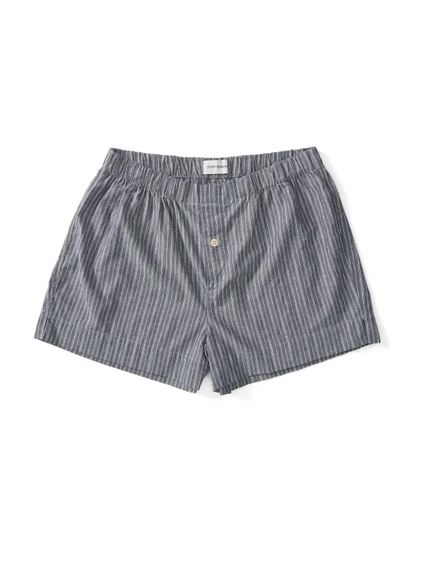 Boxer Shorts Lea Navy made by Oliver Spencer