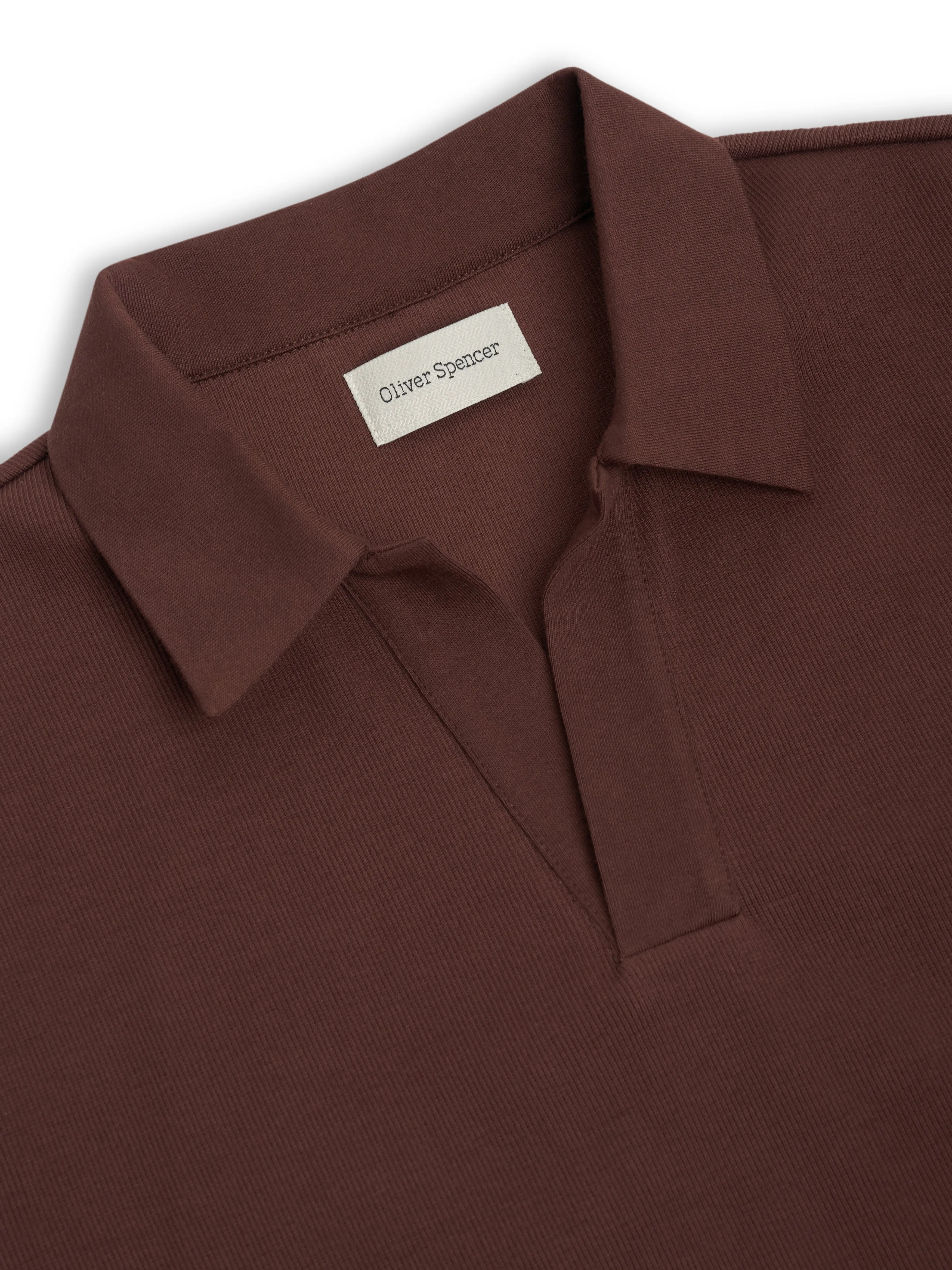 Westcott Polo Shirt Mellis Brown sold by Oliver Spencer product image thumbnail 2