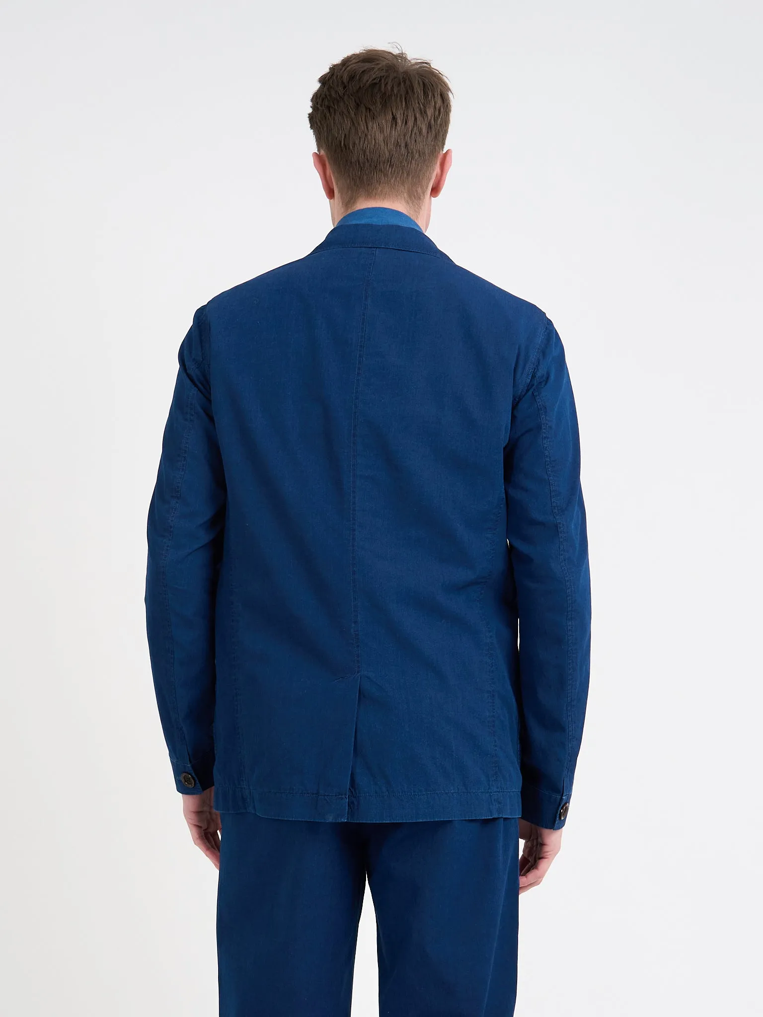 Wylie Indigo Rinse Westbury Suit sold by Oliver Spencer product image thumbnail 5