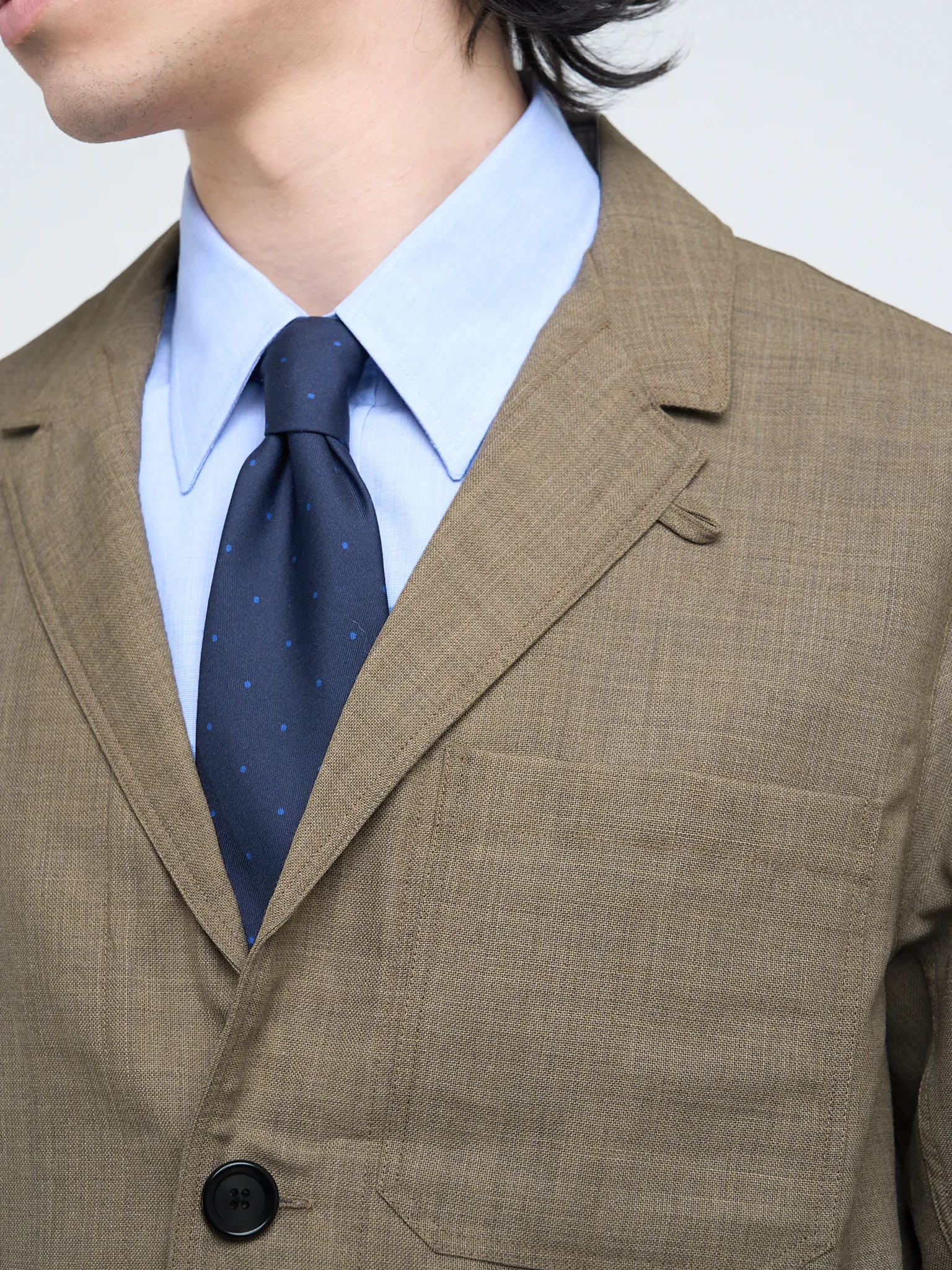Ludbrook Beige Edale Suit sold by Oliver Spencer product image thumbnail 5