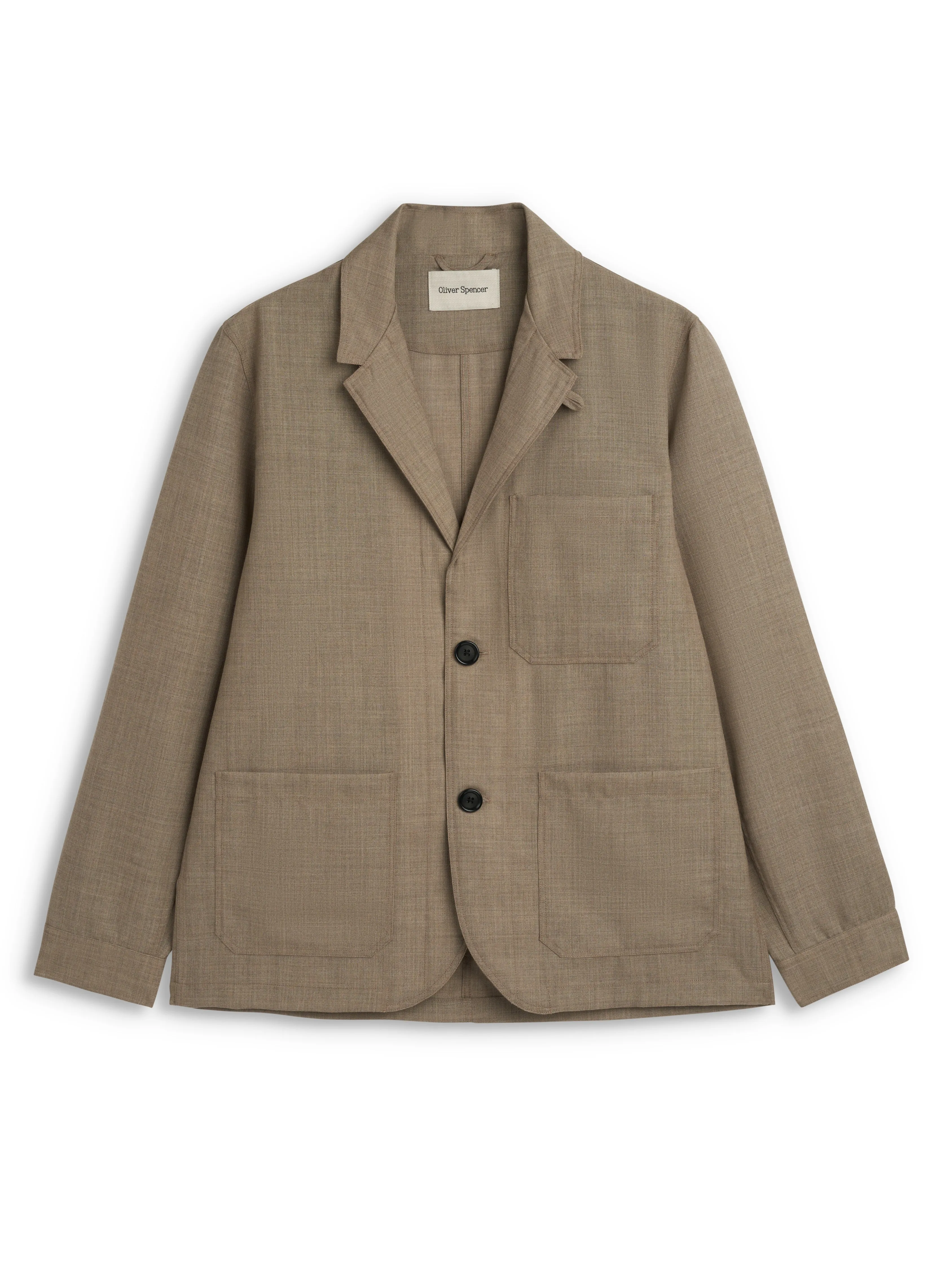 Ludbrook Beige Edale Suit sold by Oliver Spencer product image thumbnail 3