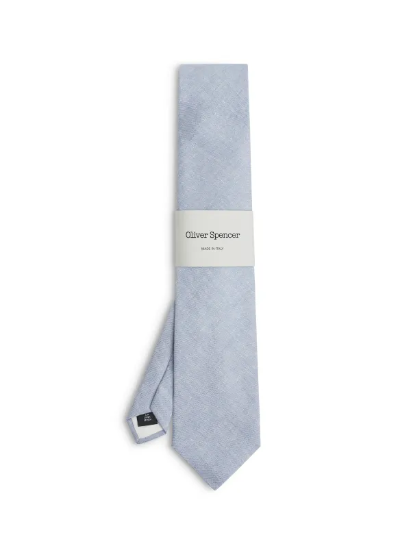 Tie Drescher Blue made by Oliver Spencer