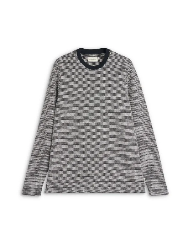 Long Sleeve T-Shirt Starling Cream made by Oliver Spencer